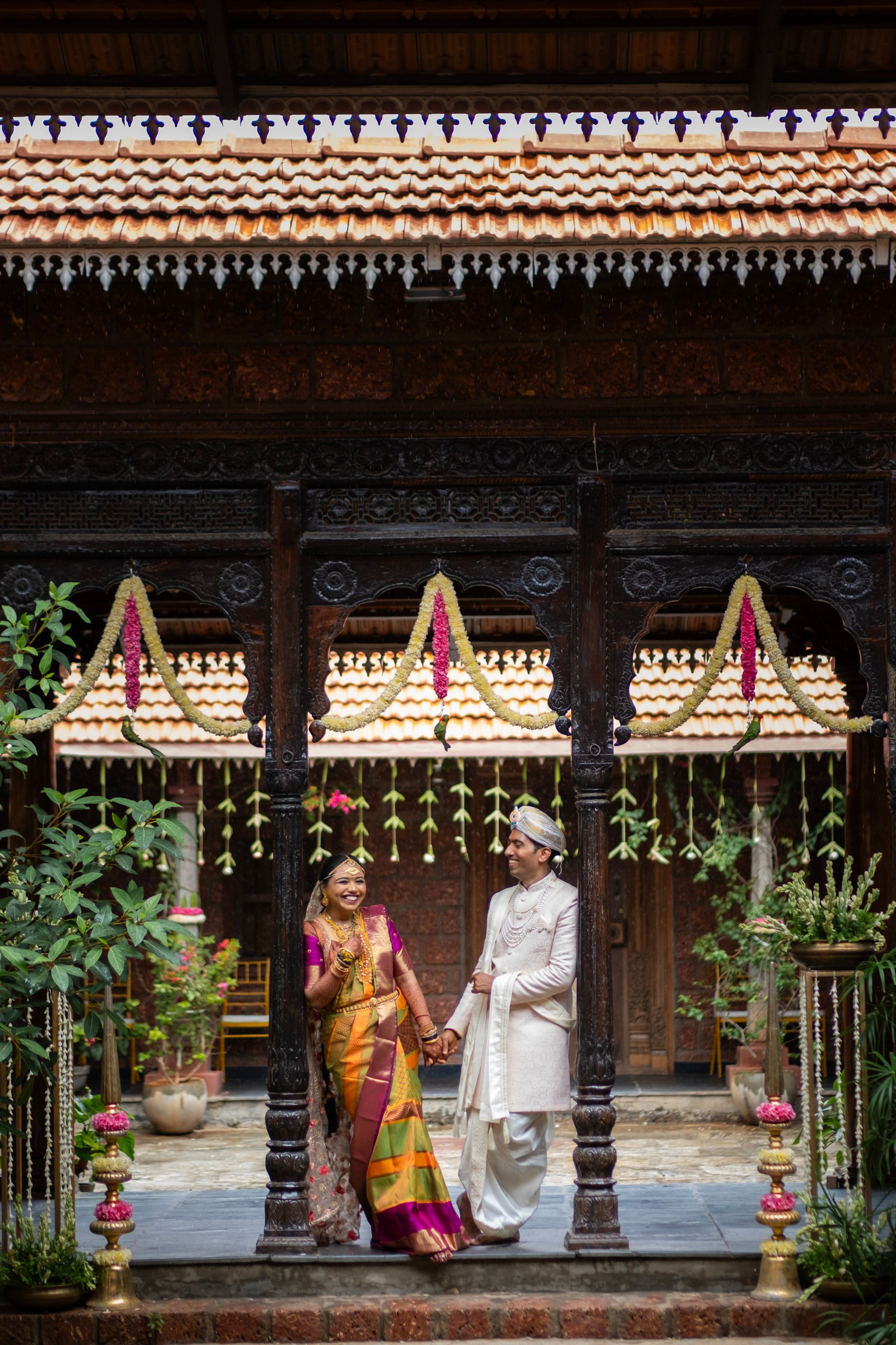 Anupaa & Reuben, Konkani Wedding at The Tharavadu Mane, Bangalore | Truly Yours