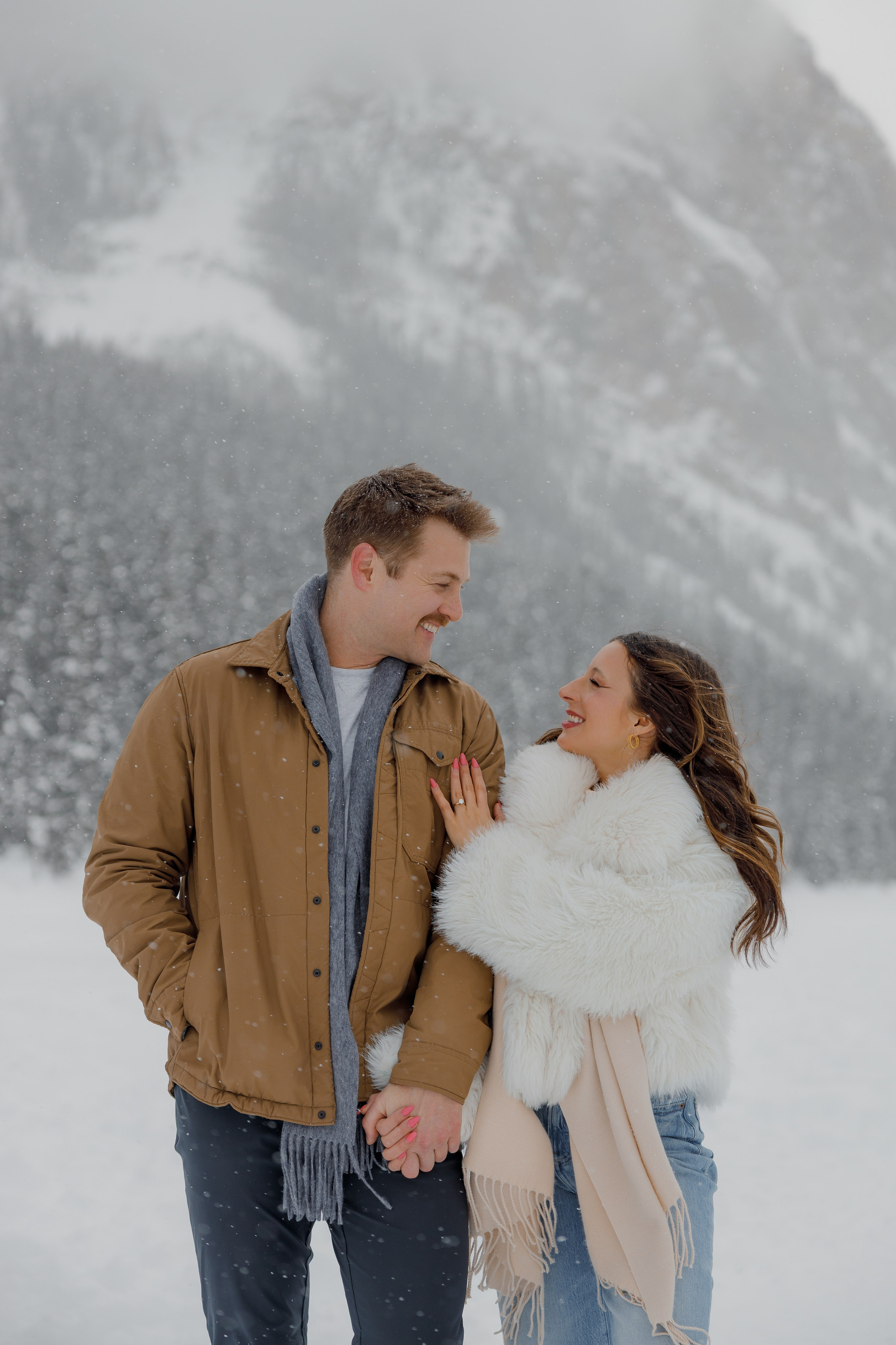 Lake Louise engagement session. Home