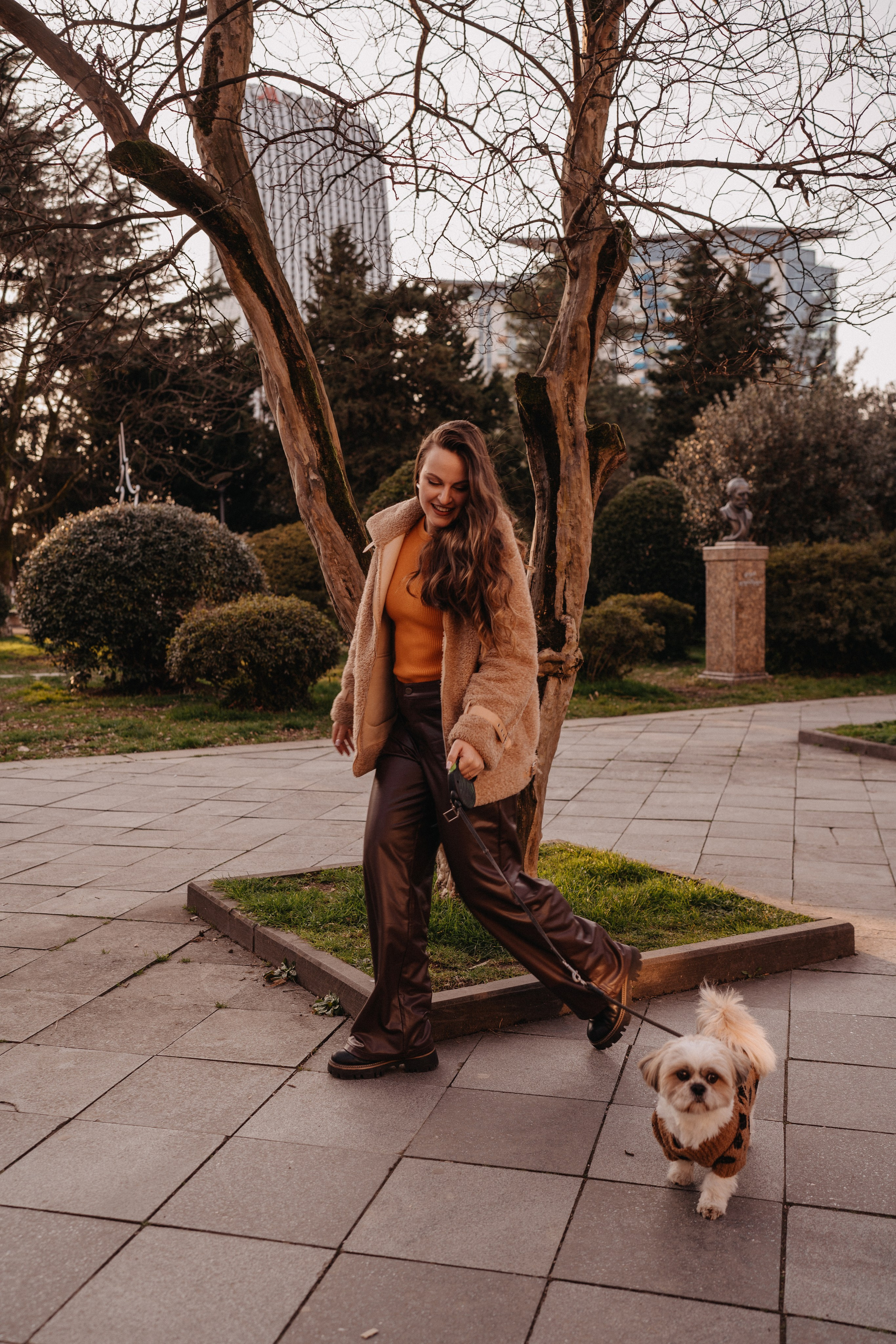 Фотосессия с собакой в Батуми. Портретный и свадебный фотограф в Батуми Валерия Азаренко