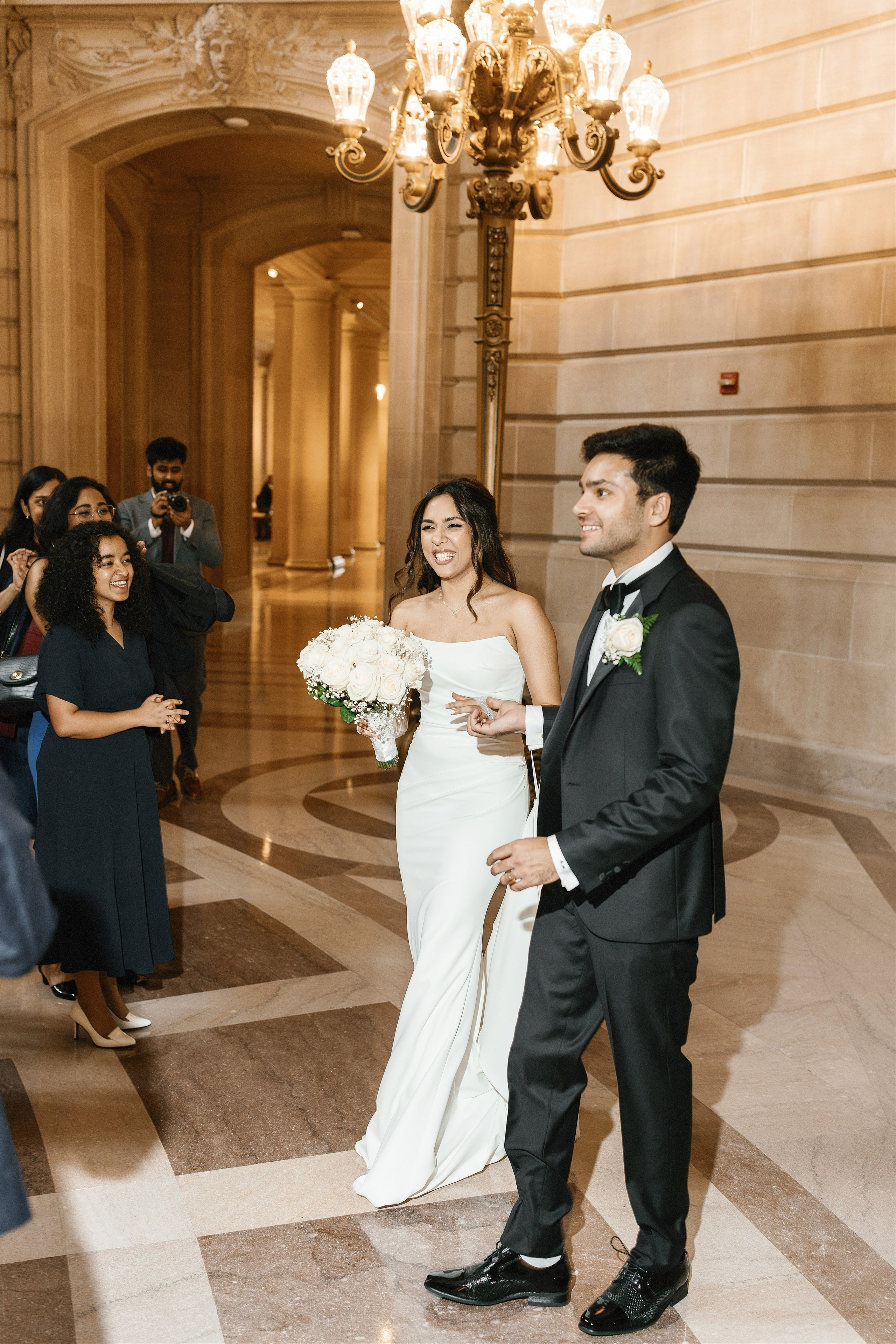 San Francisco City Hall Wedding. Wedding Photography & Videography Team in California, Los Angeles, San Francisco, San Diego and Travel