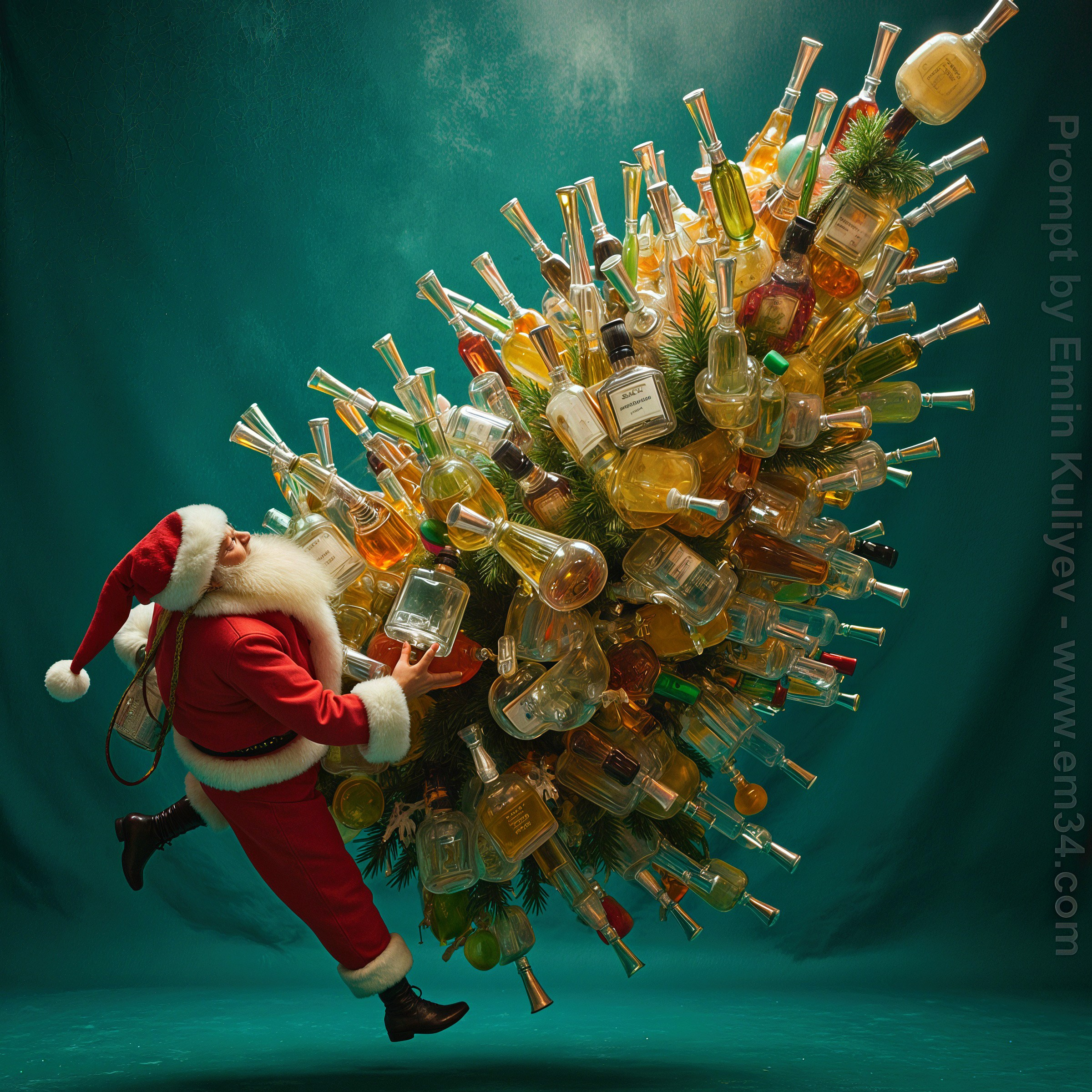 Created my own vision of a Christmas tree in ai. Emin Kuliyev — Award-Winning Wedding Photojournalist NYC & USA | Best Wedding Photographer Known for Candid, Timeless Moments