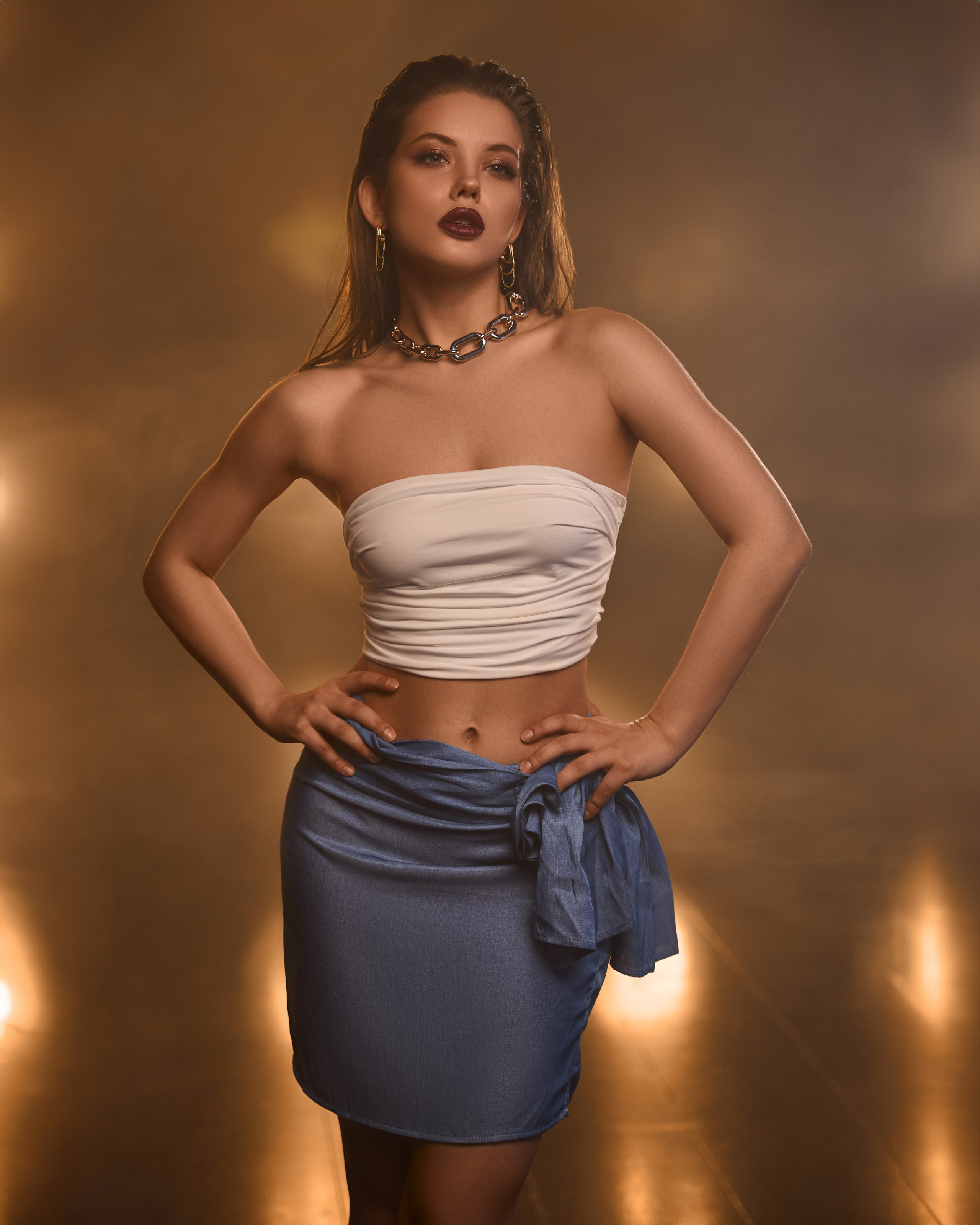 Studio-Shooting. Portraitfotografin Natalia Calcagnile