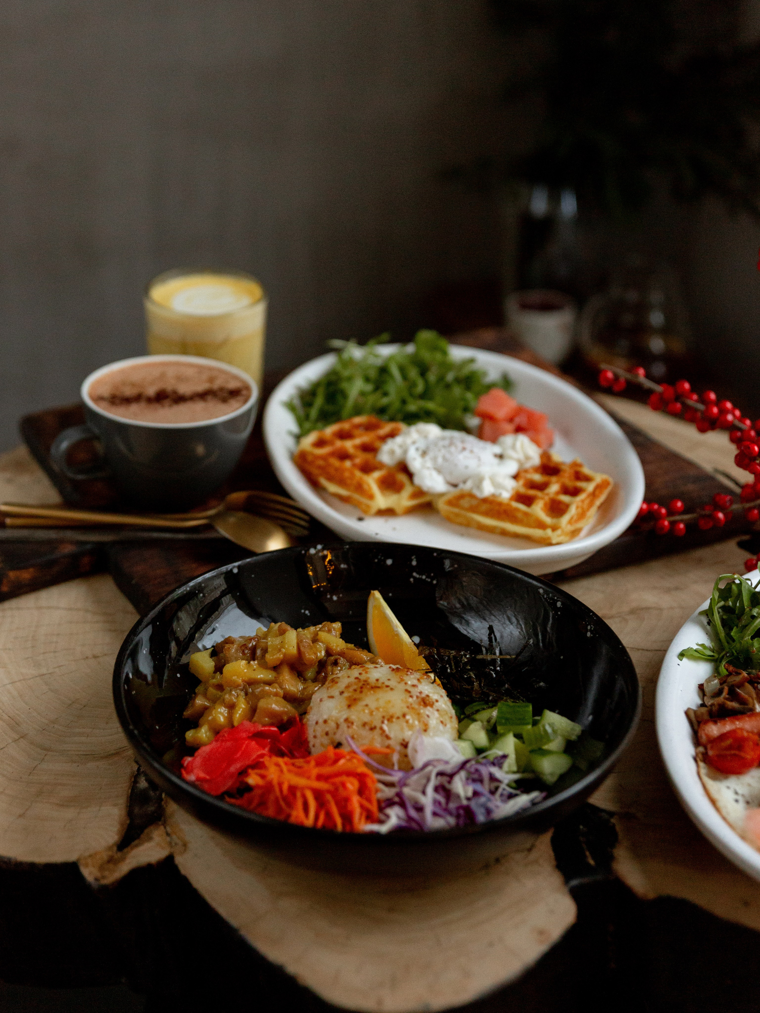 Kootyata coffee shop. Christmas menu. Photographer Vladmir Gladkov