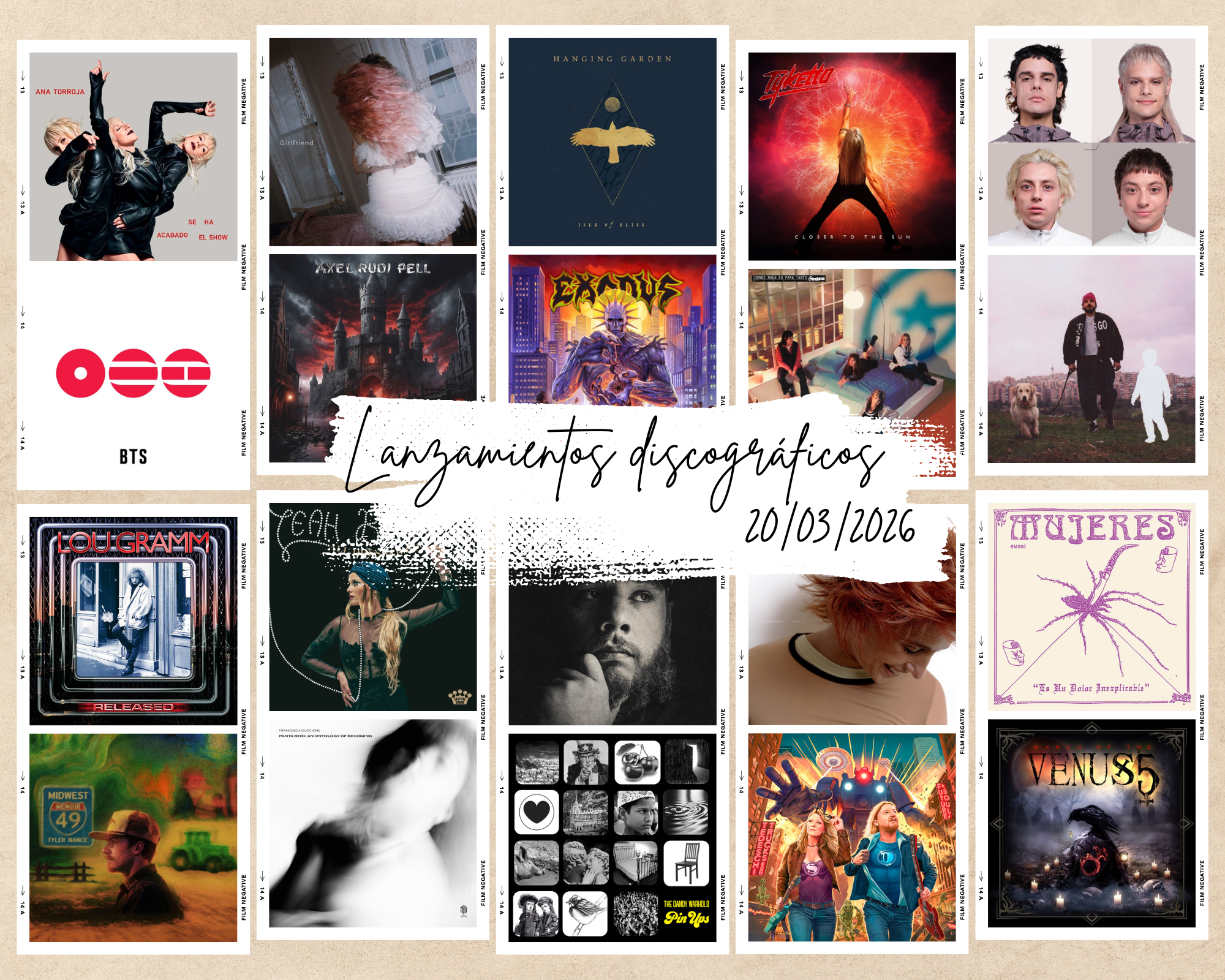 Most exciting upcoming album releases: March 20, 2026 | FOTKAI