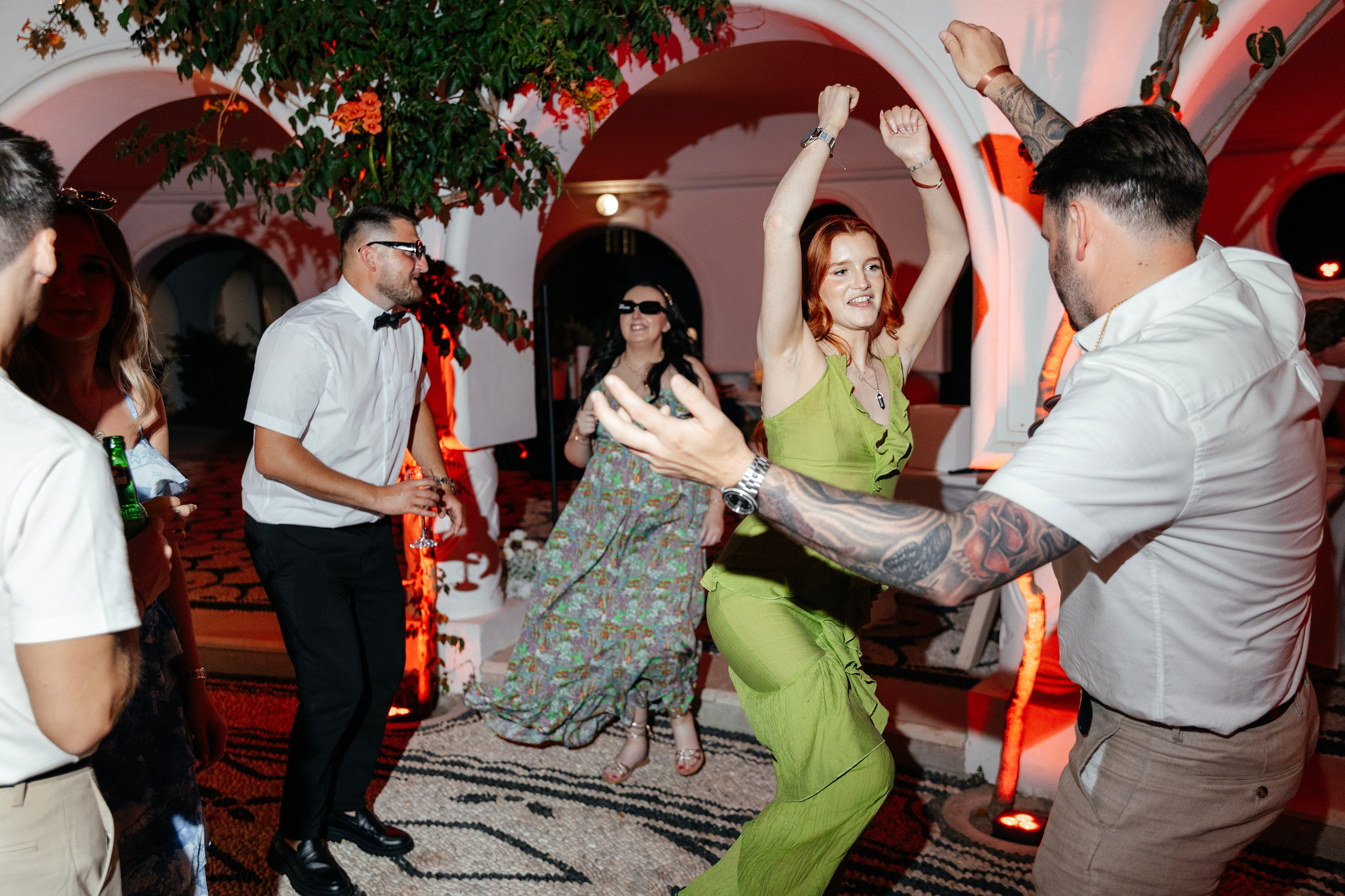 Wedding party, Rhodes, Greece
