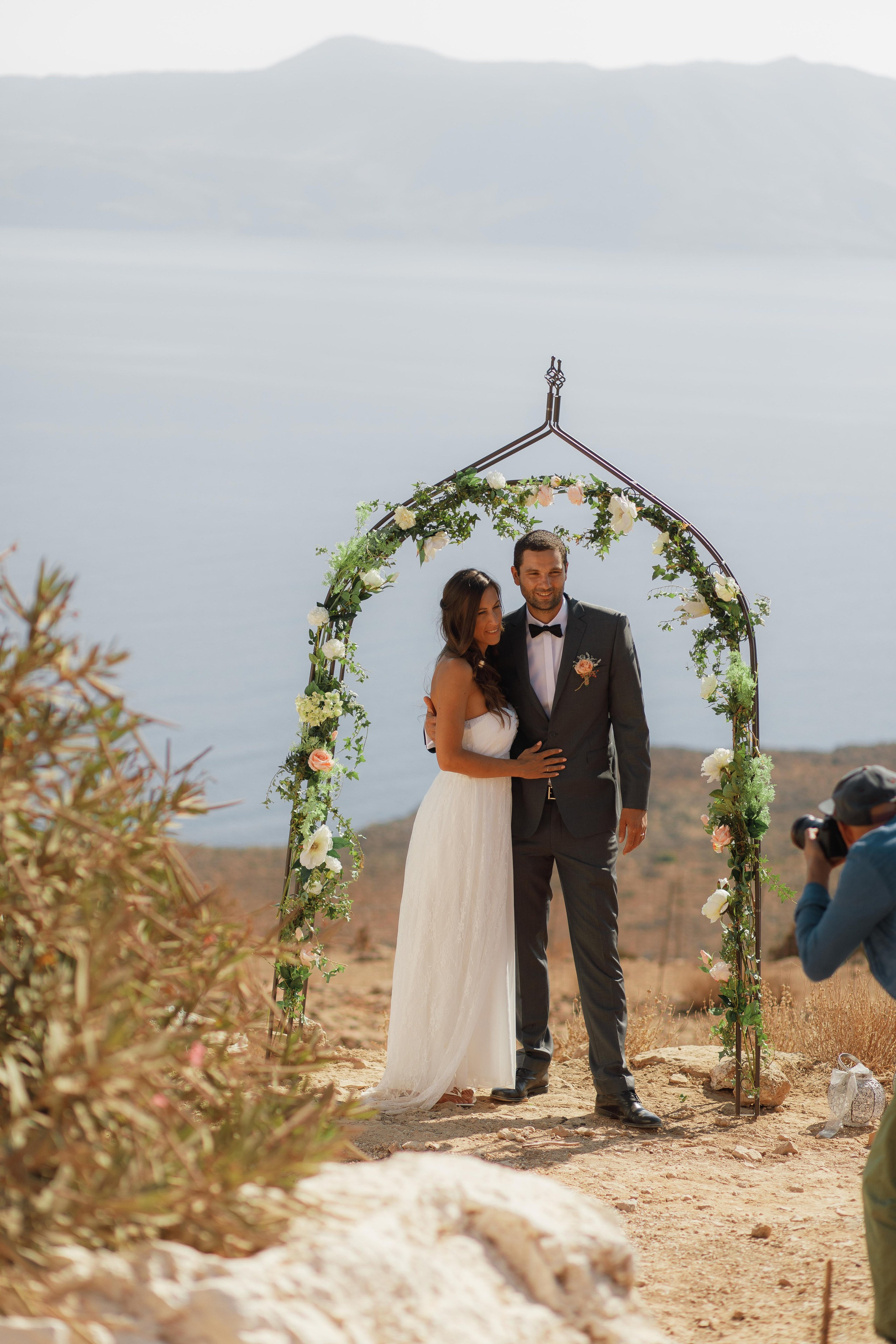 Marino & Steffi, Crete. Denny Savon — Photographer in Santorini | Weddings, Love Stories & Flying Dress