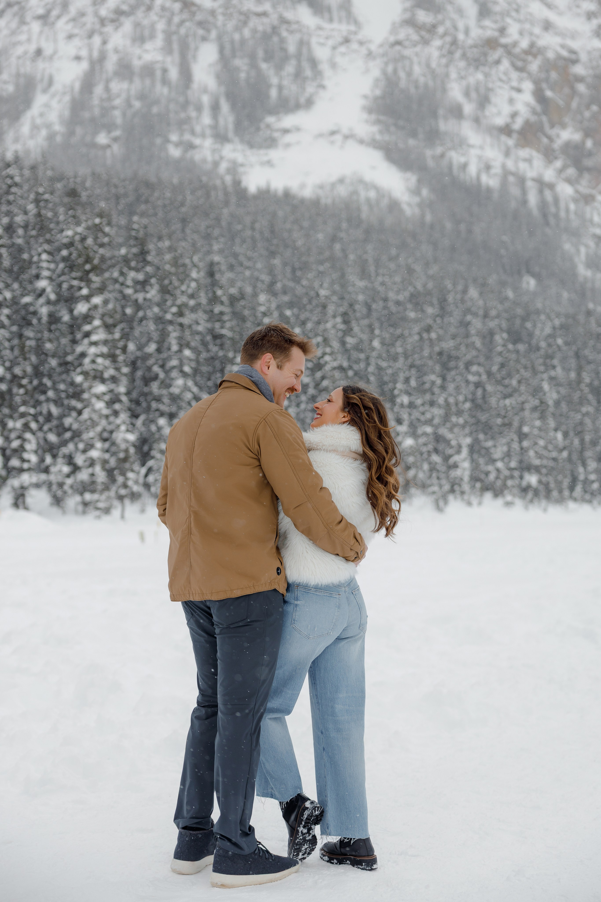 Lake Louise engagement session. Home