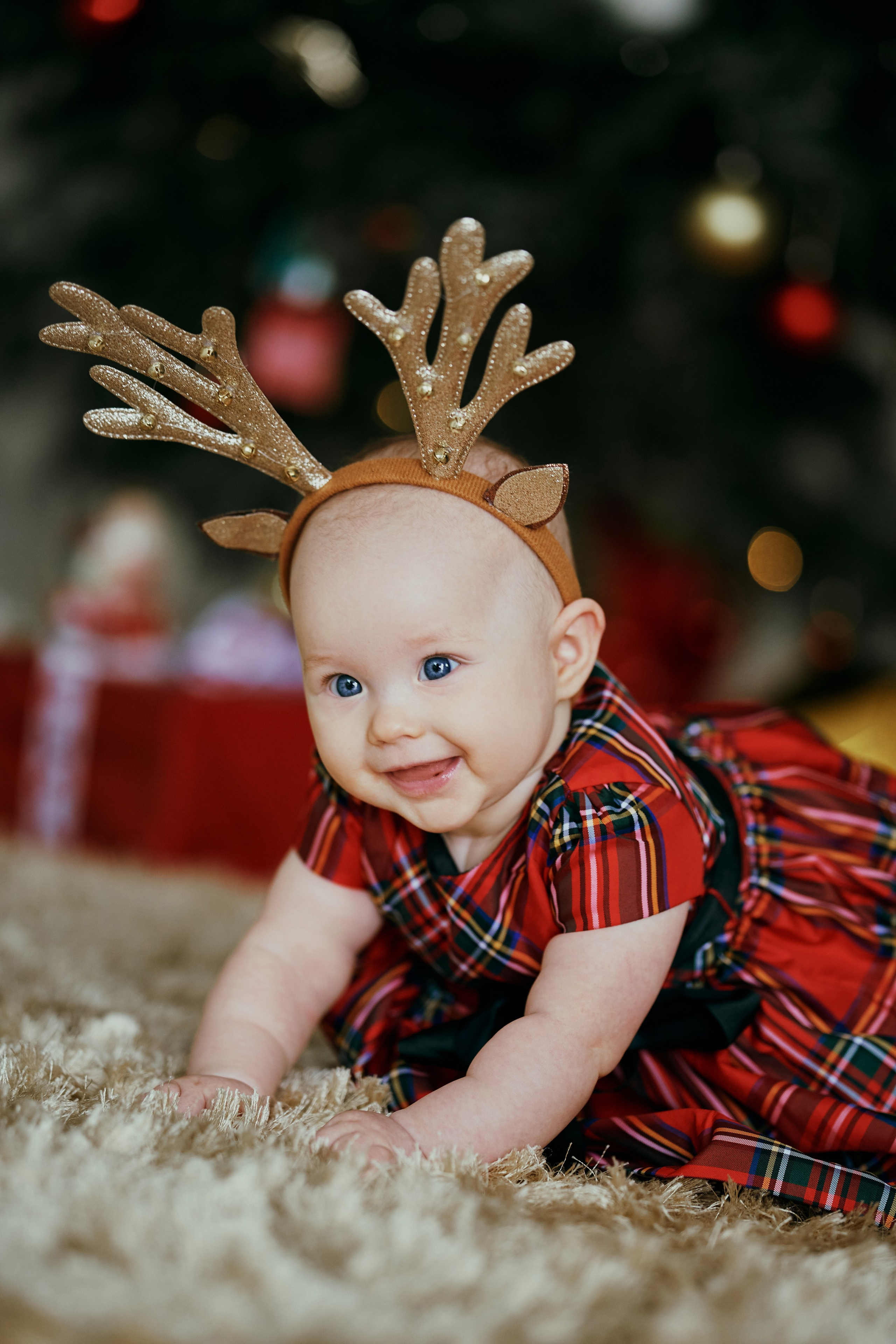 Юрий, Наталья и Алина. Первый новый год. Фотограф в Барселоне Жанна Захарченко
