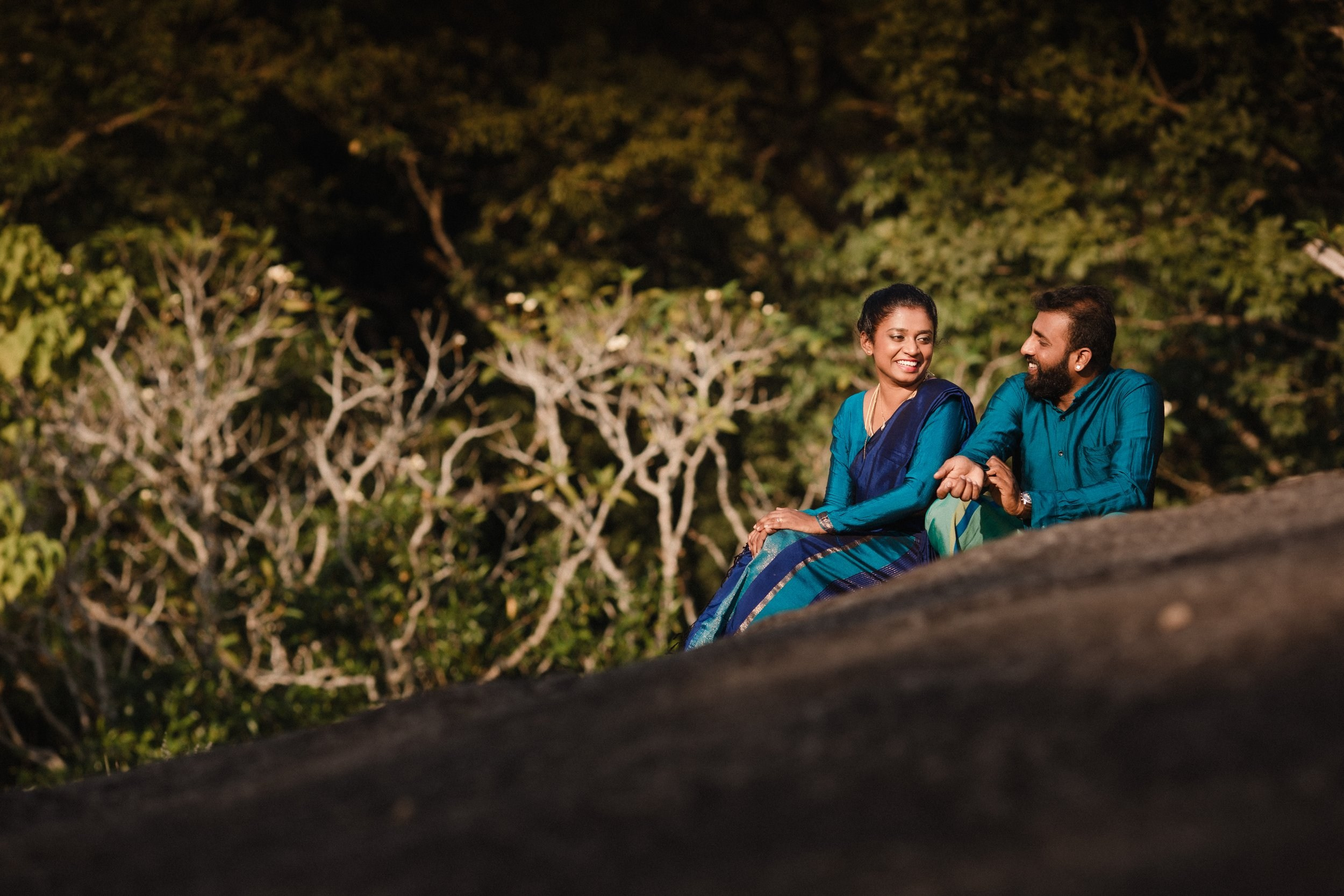 A romantic post wedding couple shoot at Kurunegala