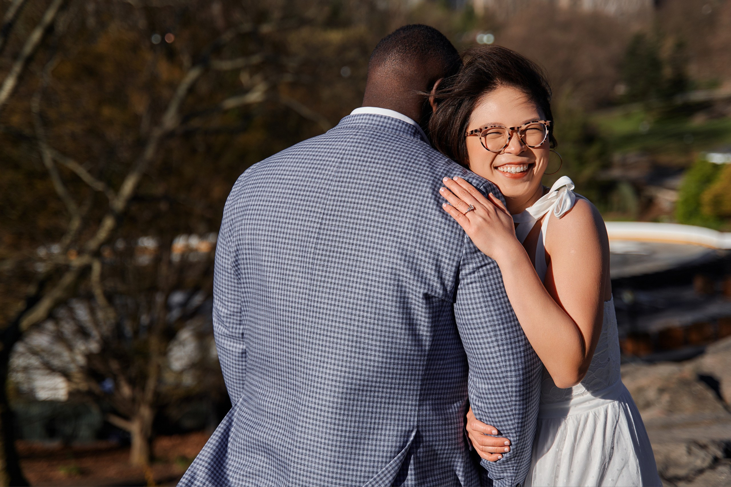 Engagement photo shoot NYC. Professional Wedding and event photographer USA New York