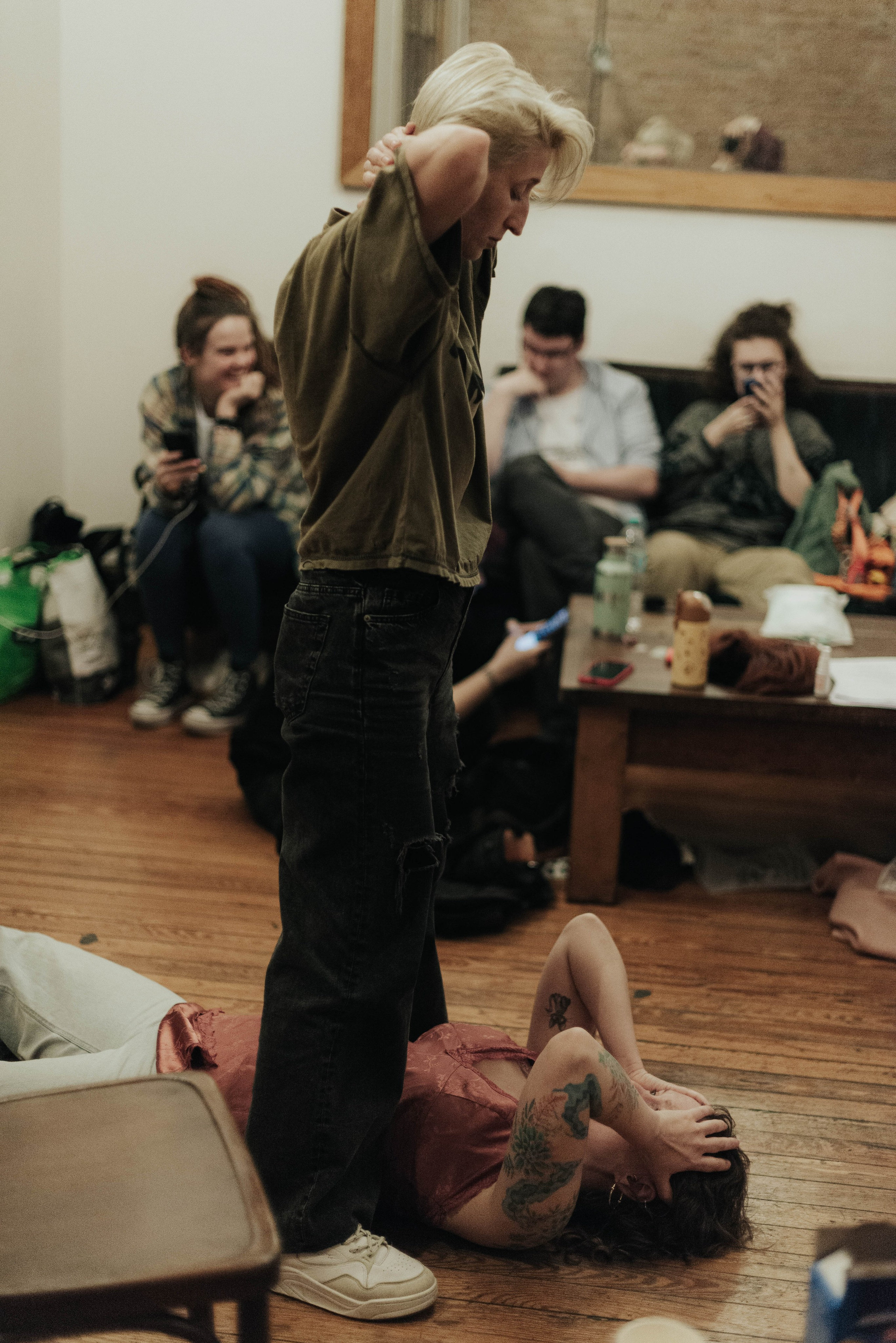 Репетиция @ojo.teatro. Photographer @elmirkami in the city of Buenos Aires