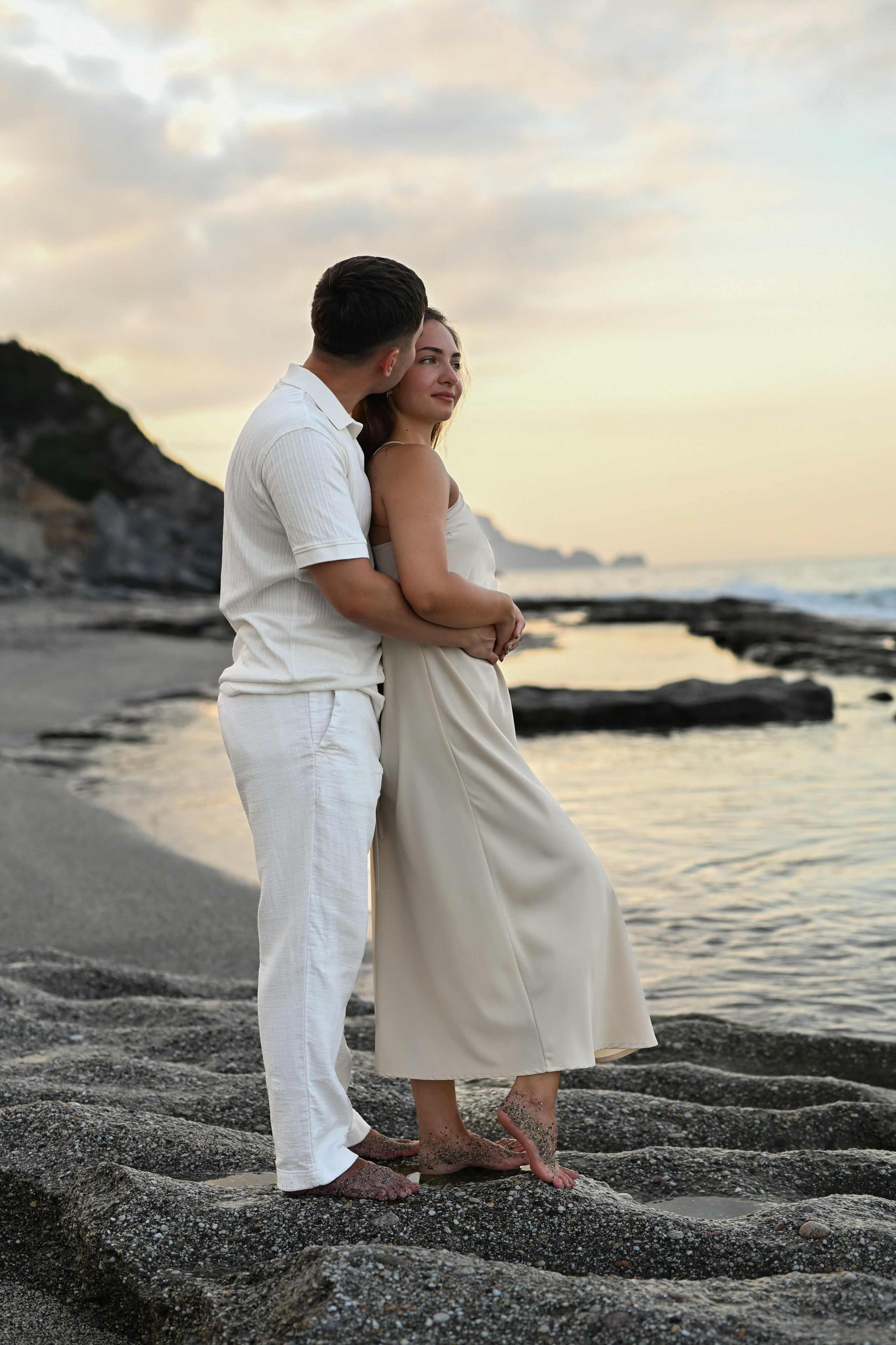 Love story на пляже Улаш. Photographer in Alanya, Side, Manavgat. Türkiye