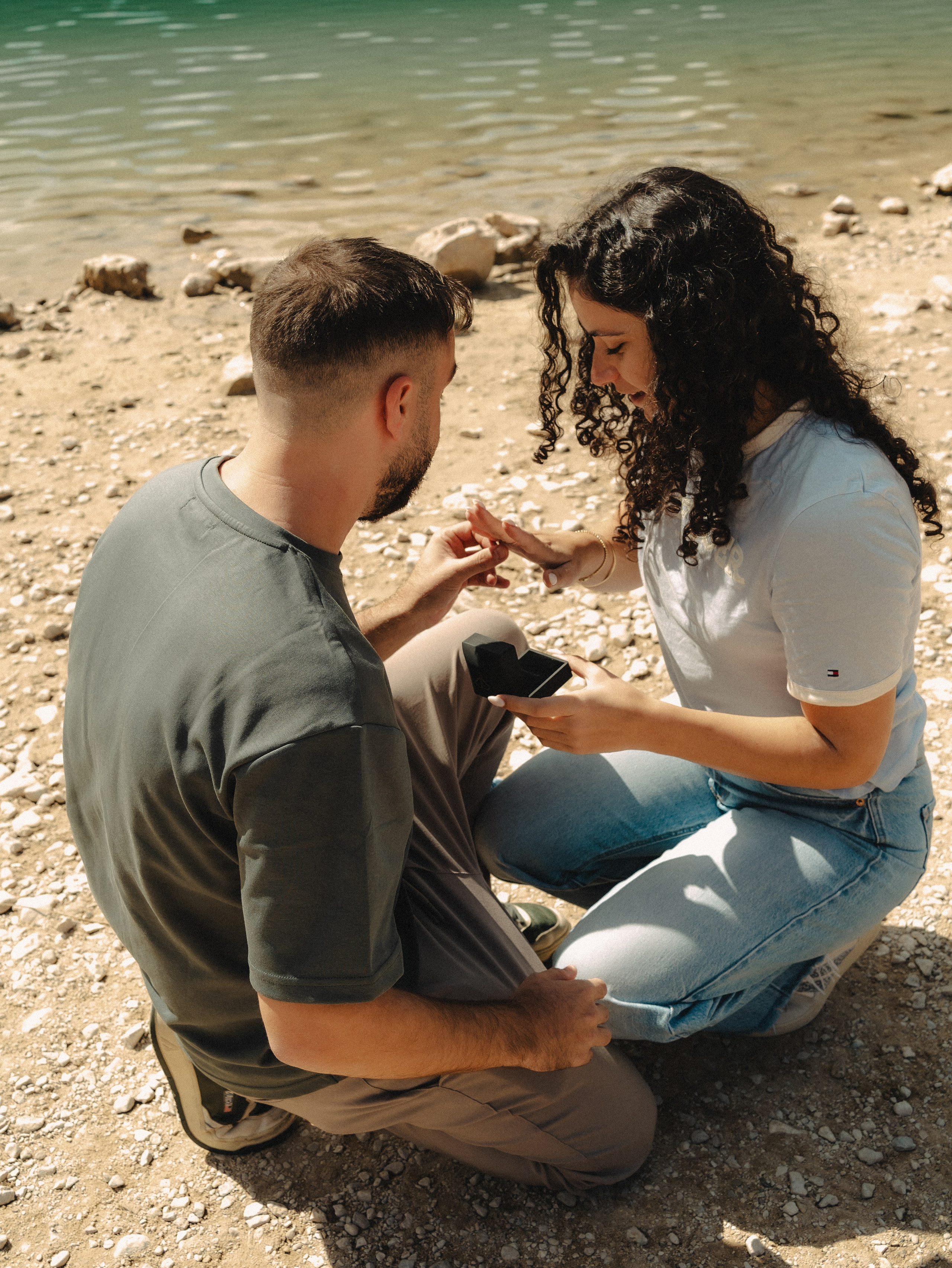 Noam&Liraz Marriage proposal Black lake. Montenegro photographer and videographer