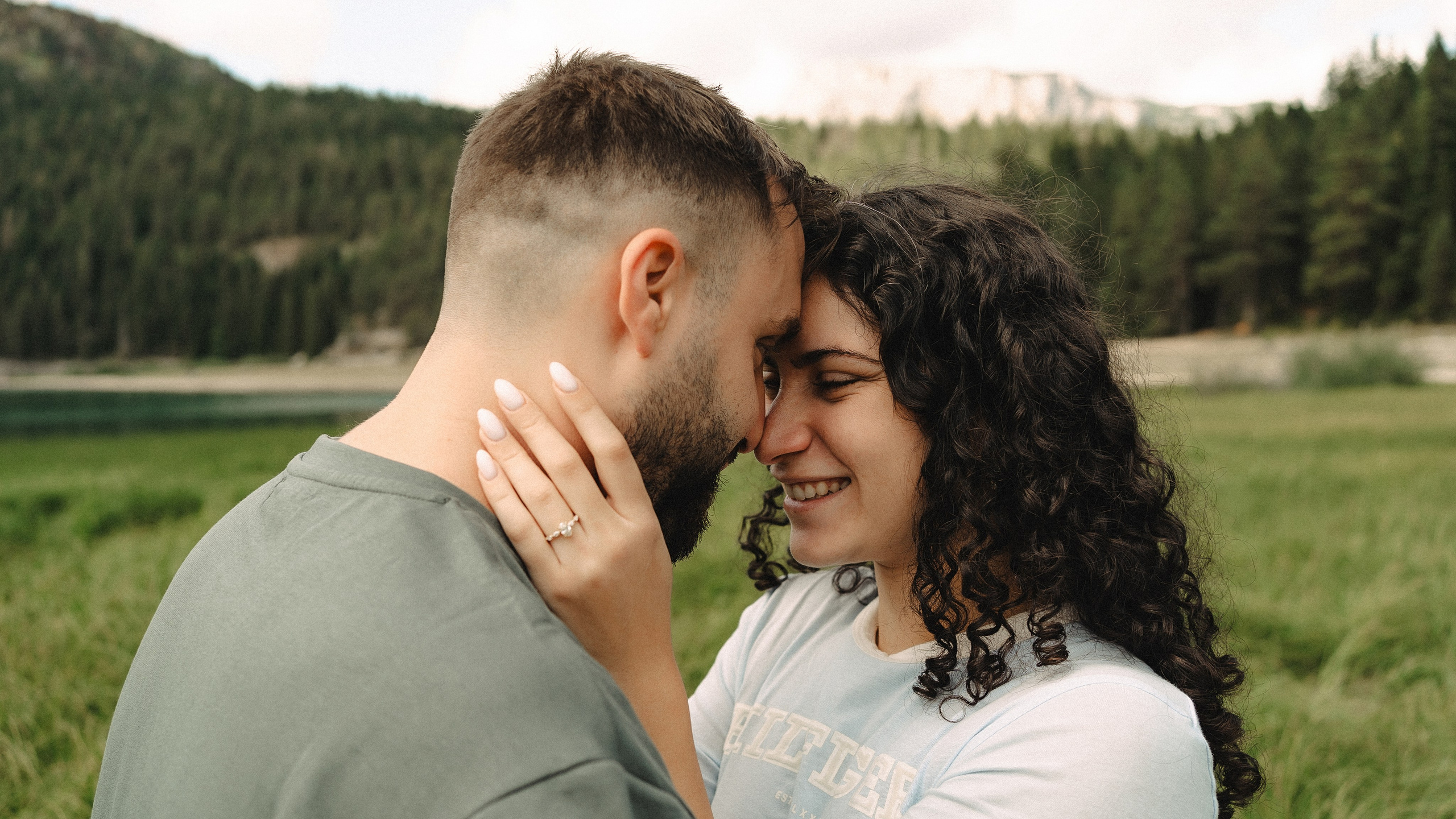 Noam&Liraz Marriage proposal Black lake. Montenegro photographer and videographer