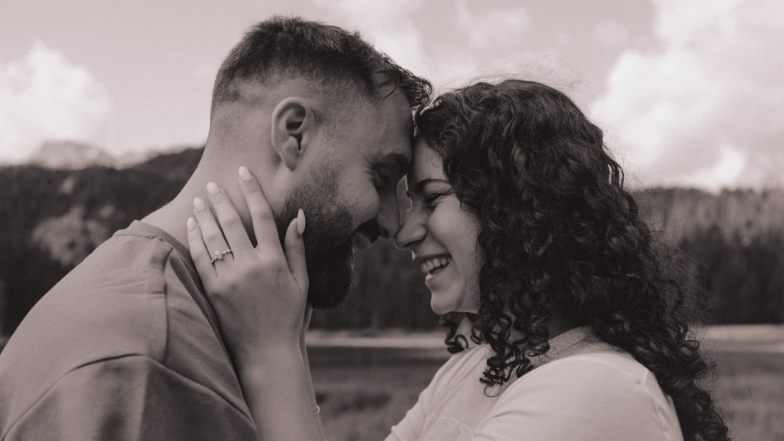 Noam&Liraz Marriage proposal Black lake. Montenegro photographer and videographer