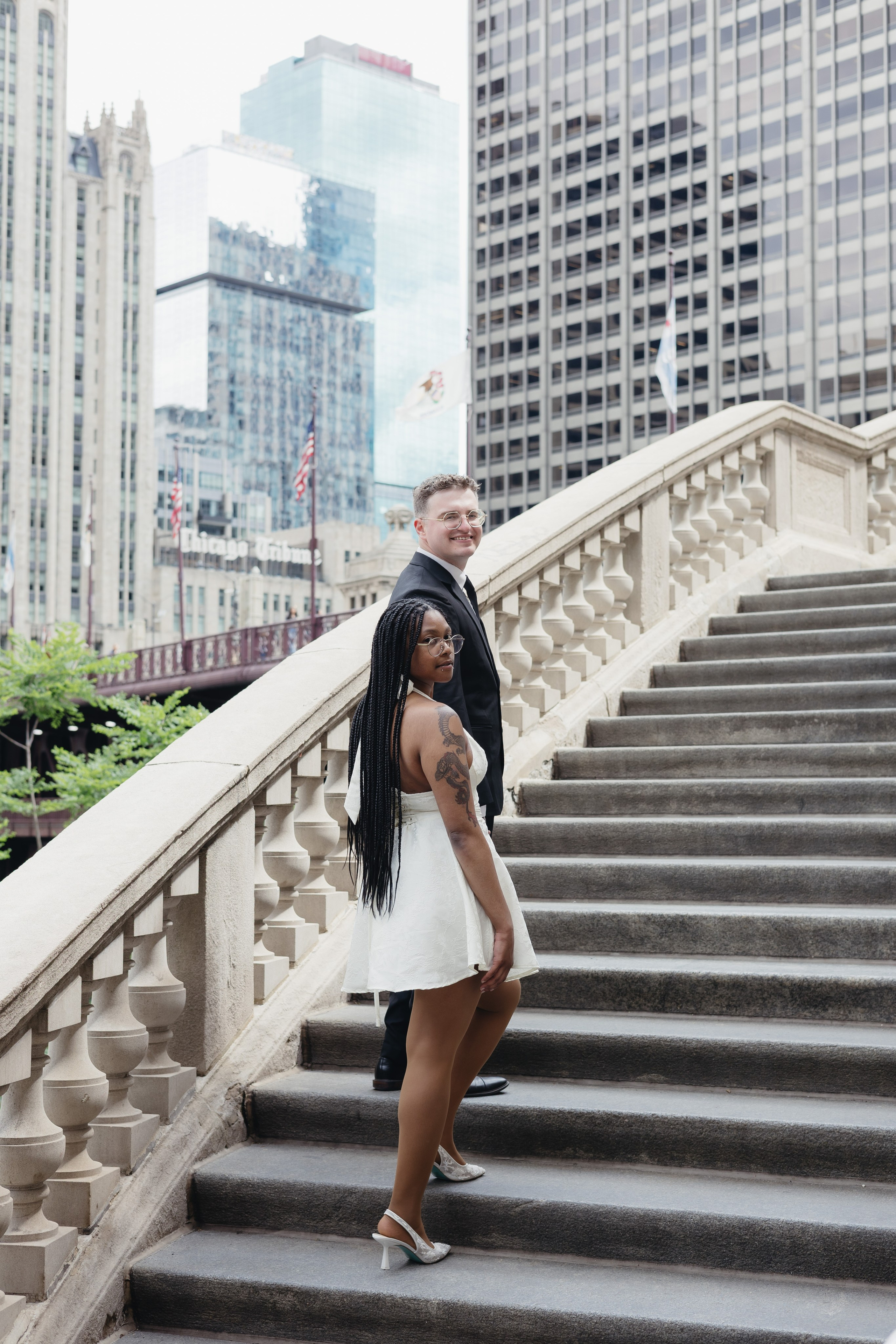 Chicago Courthouse Elopement | Jda & Rich. Chicago Wedding Photographer | Margarita Chudinova