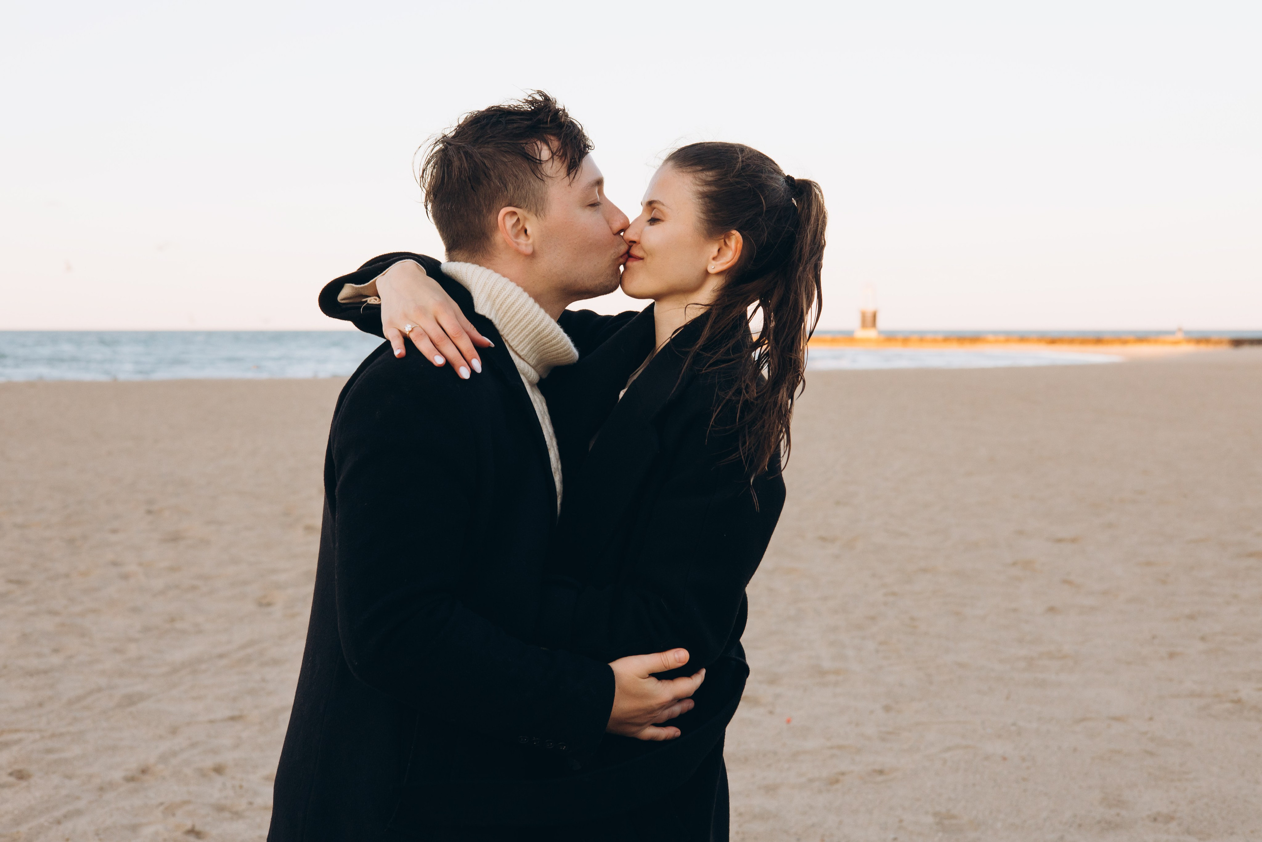 North Lake Shore Proposal — Chicago Photographer — Margarita Chudinova