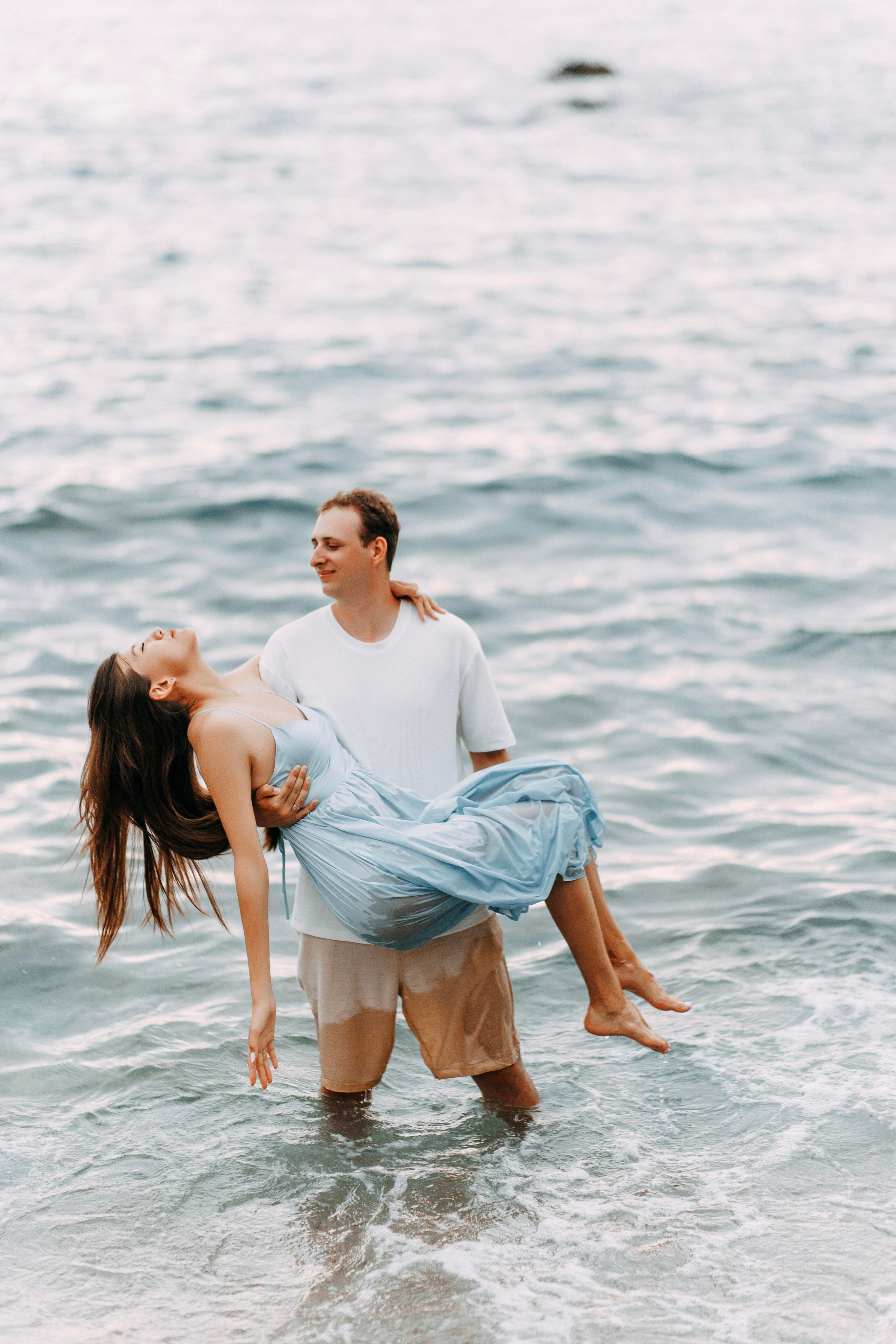 Sunset. Photo session of a love story on the beach at sunset. Professional Photographer in Alanya, Side, Belek, Antalya. Turkiye
