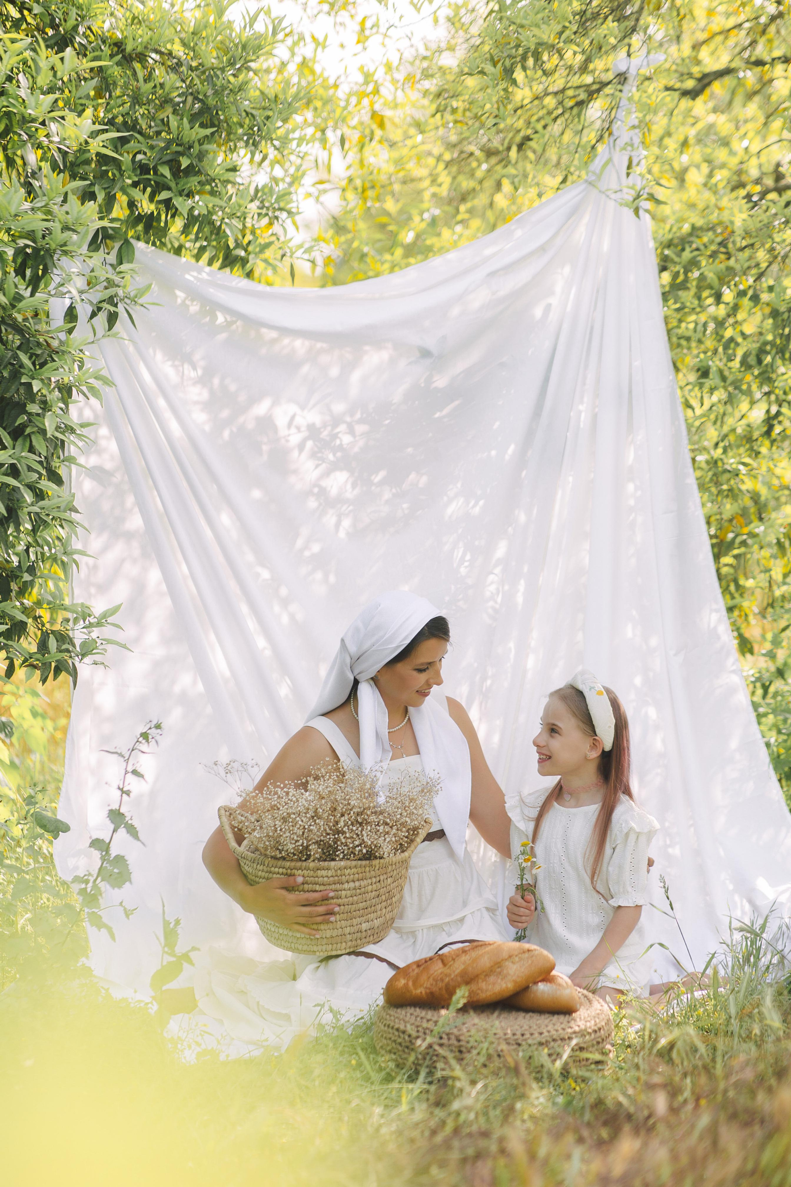 Conceptual photo shoot with white lingerie in the garden. Professional Photographer in Alanya, Side, Belek | Alsu Develi  Wedding, Family and portrait photo sessions
