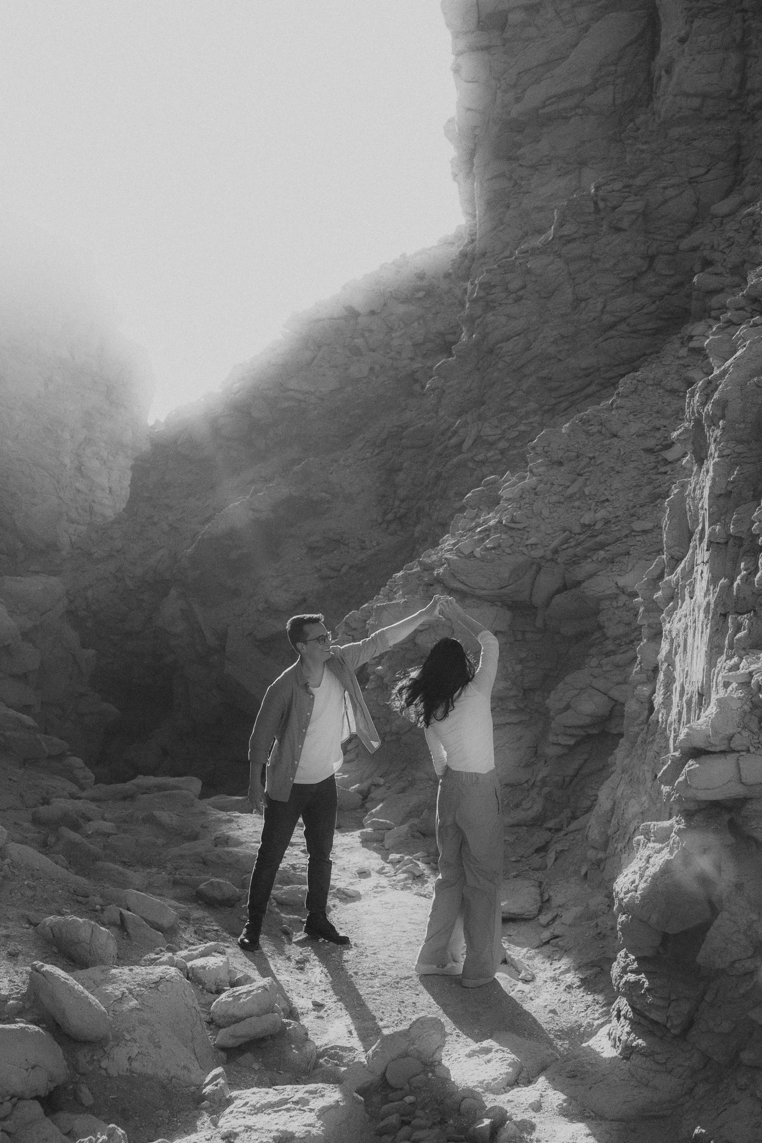 Sessão casual no Vale dos Cogumelos. Fotógrafo em San Pedro de Atacama
