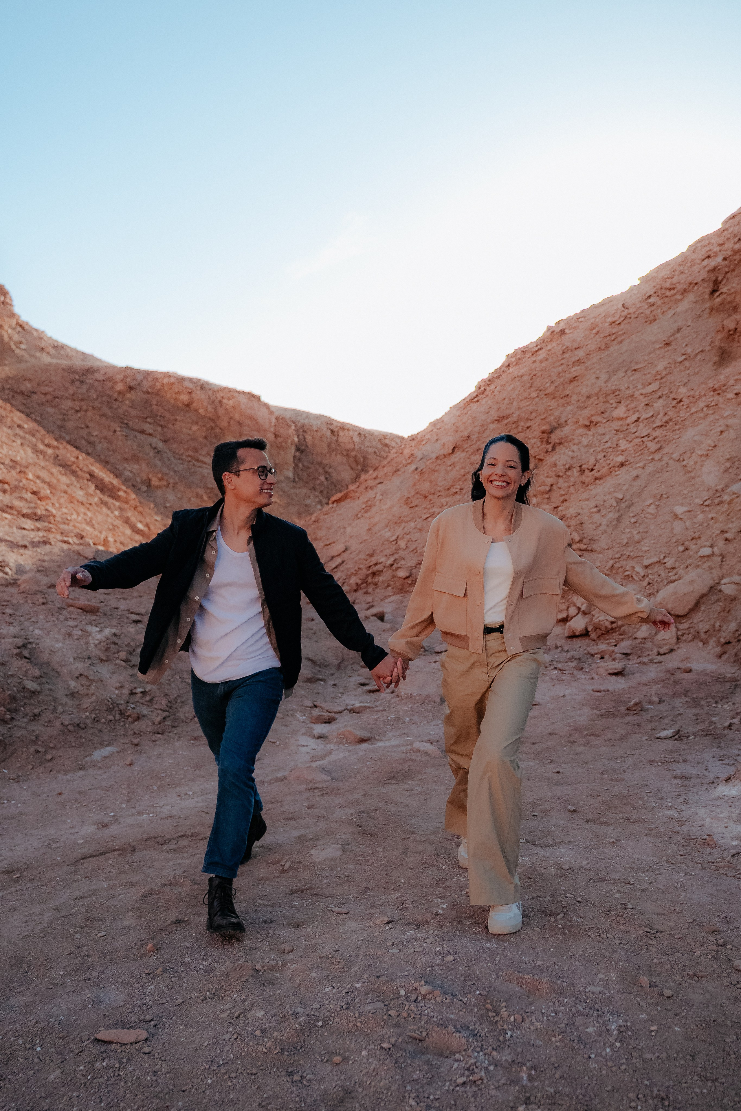 Sessão casual no Vale dos Cogumelos. Fotógrafo em San Pedro de Atacama