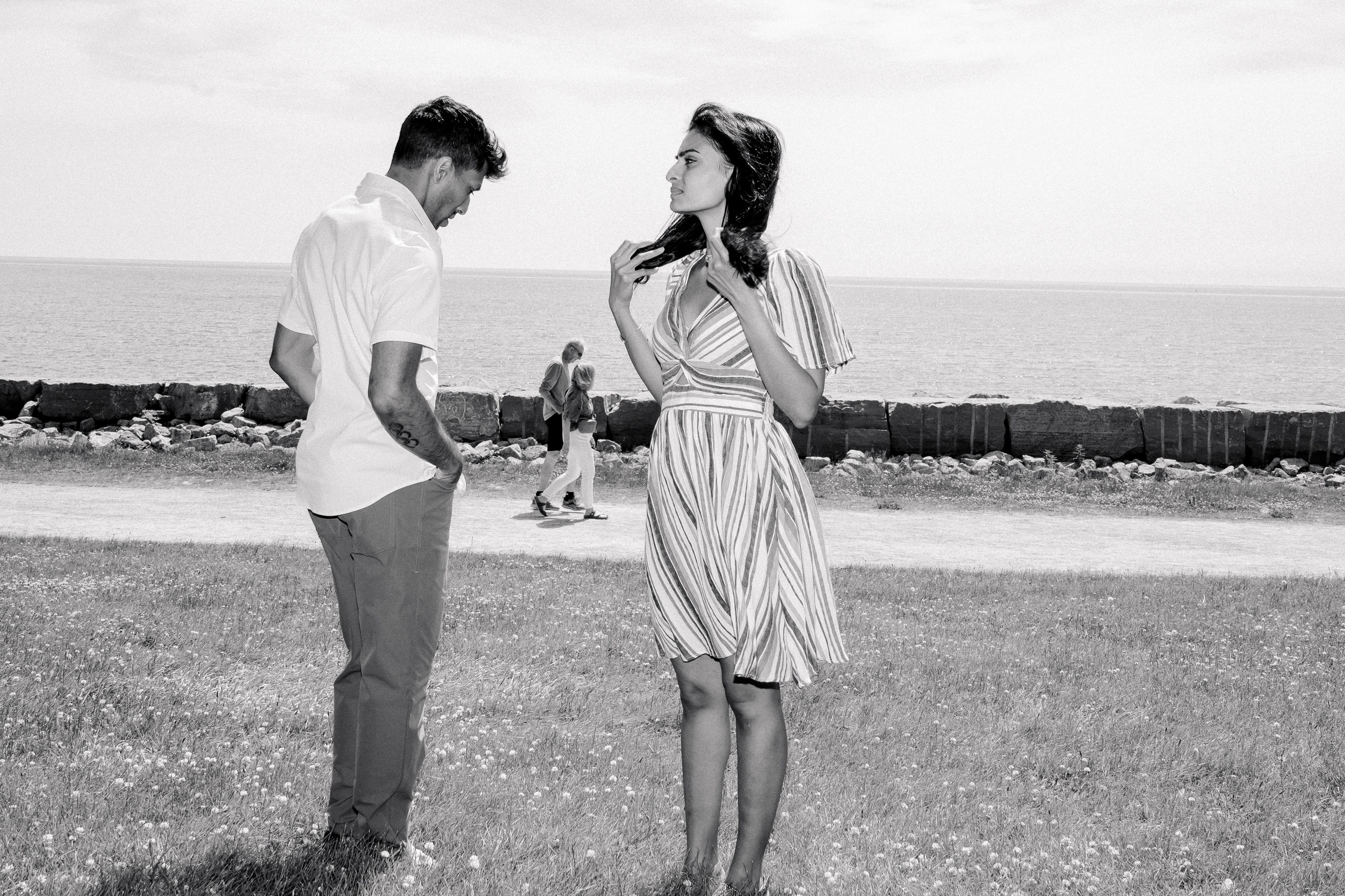 Romantic Engagement Photoshoot in Toronto | Natural & Candid Moments. Madhurina photography