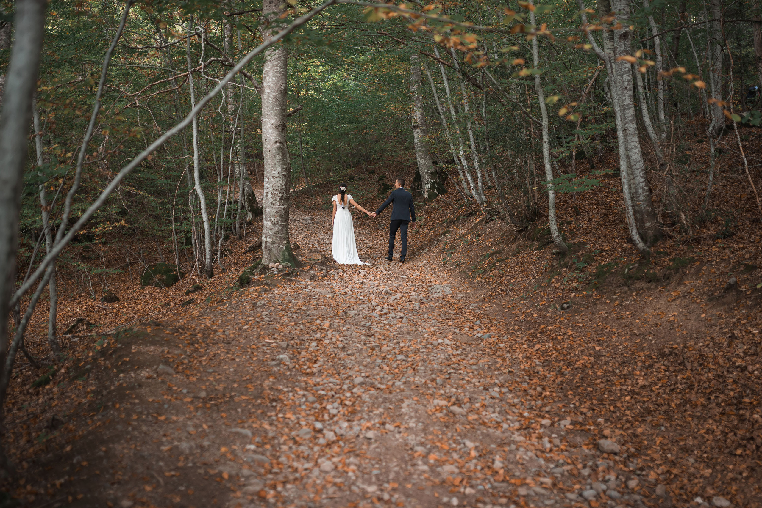 Postboda en bosque Ibón de Piedrafita