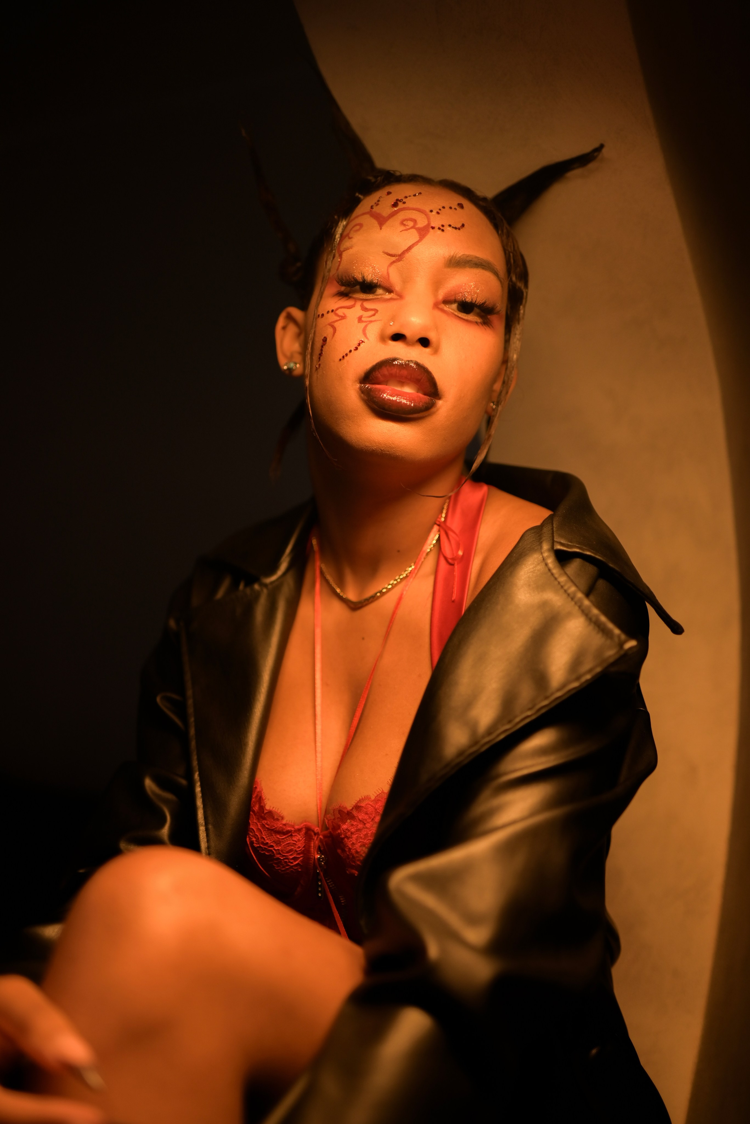 Shooting ragazza studio