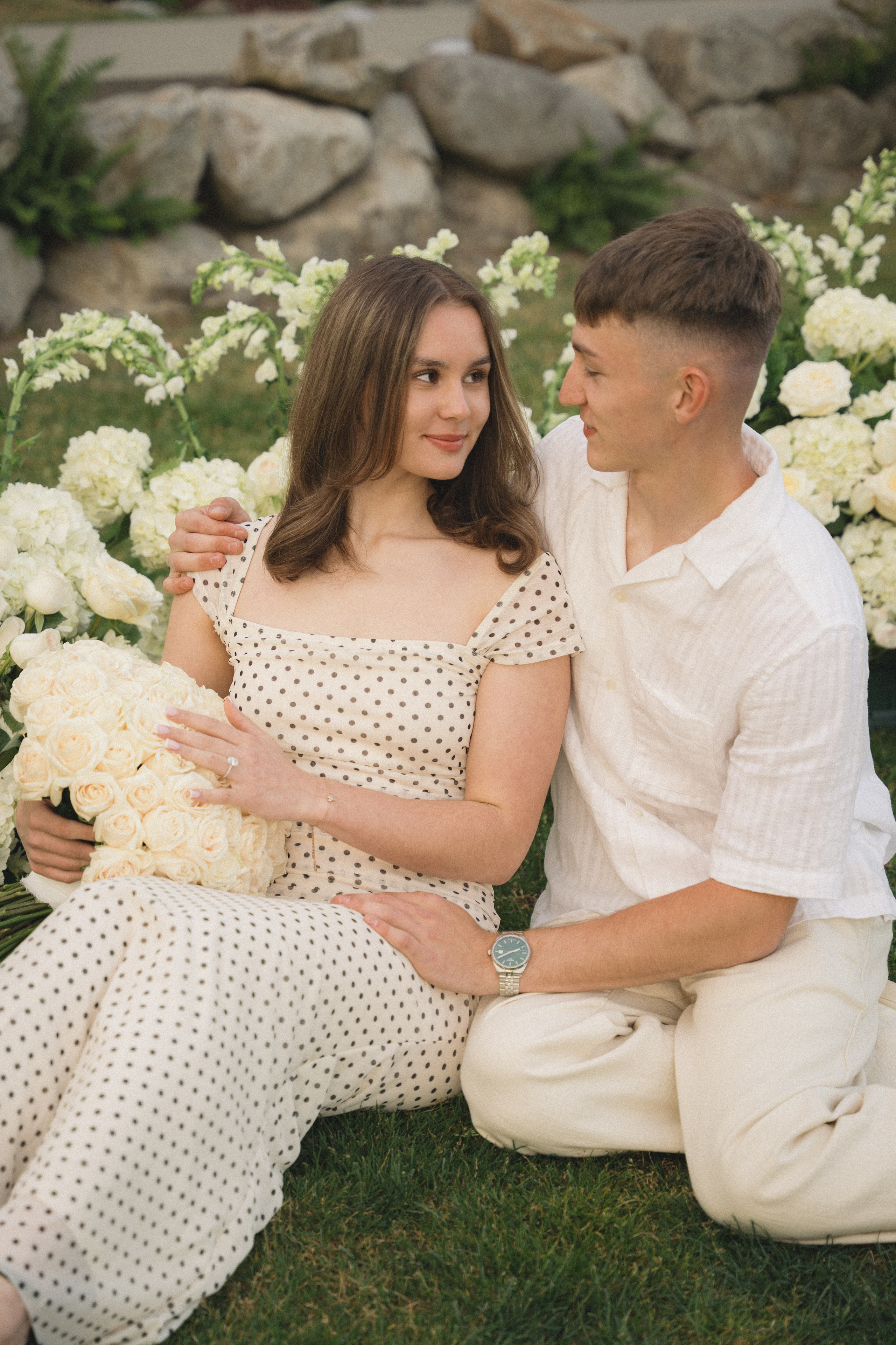 Ilya and Olena proposal. Photographer in Washington Sophia D
