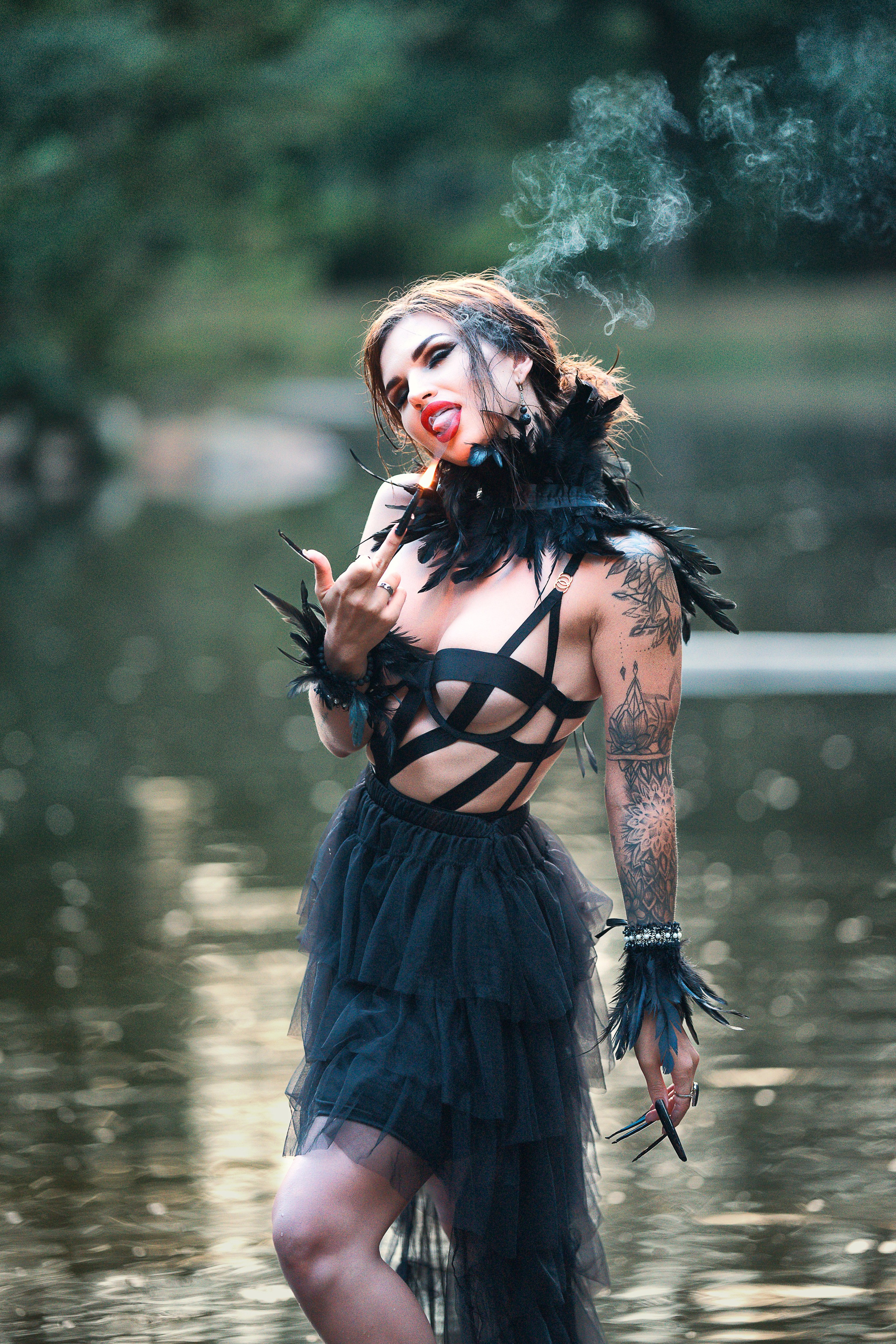 Witch at the lake. Familien, Lifestyle und Portrait Fotografin in Trier, Luxembourg