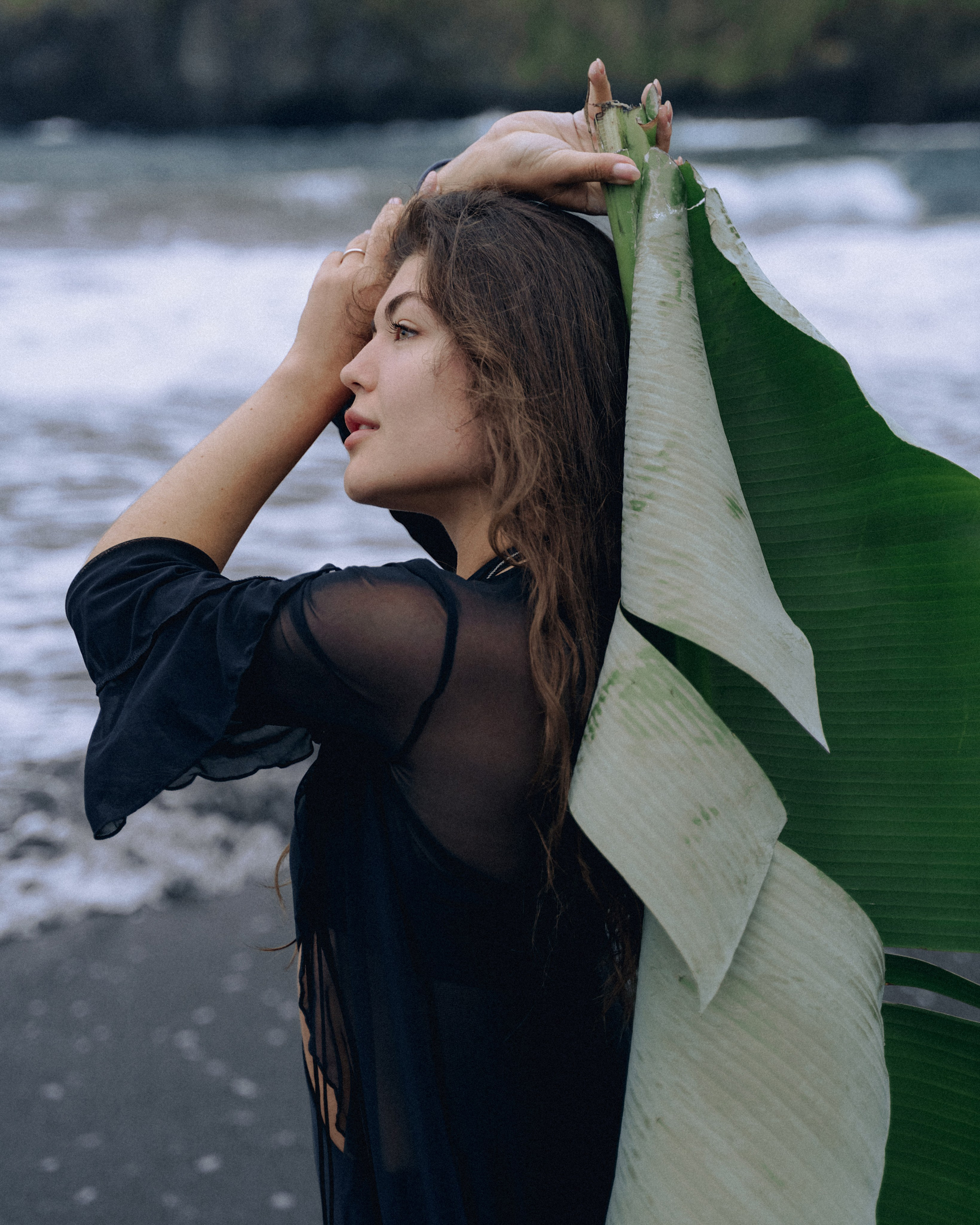 Daria — Seixal Beach Photoshoot in Misty Weather | Photographer Madeira. Your photographer in Madeira