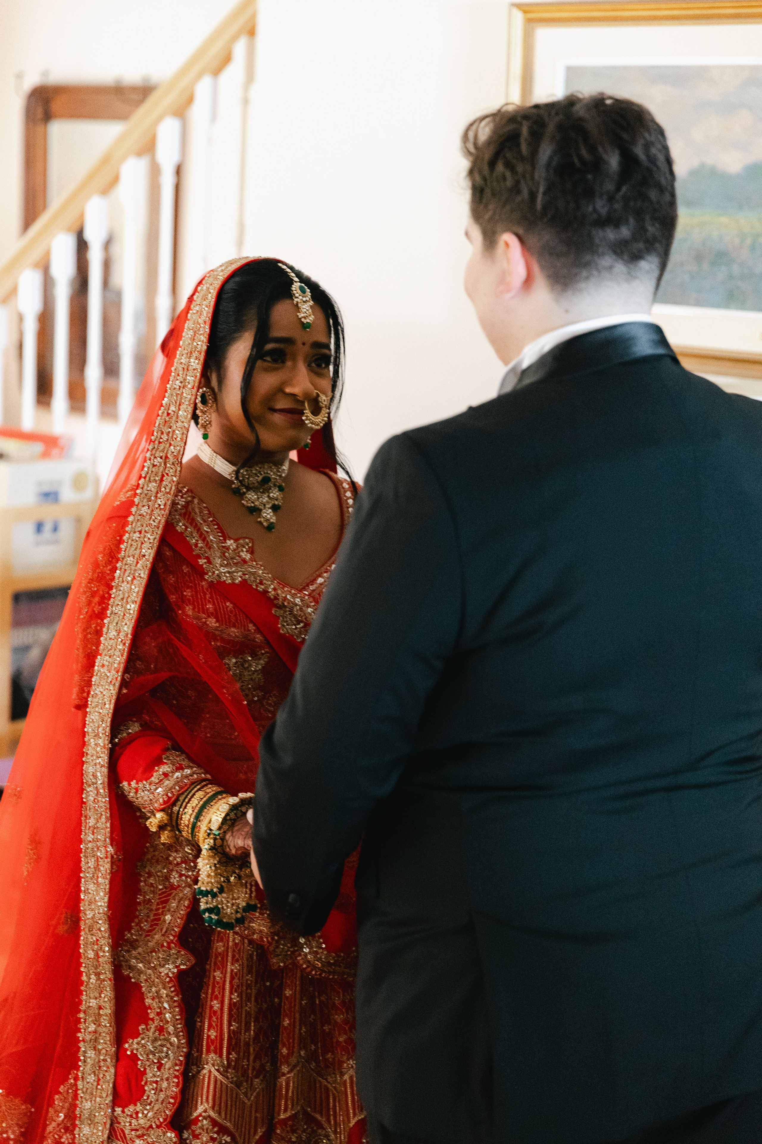 Two-Bride Multicultural Wedding in New Hampshire | Haldi & Nikah