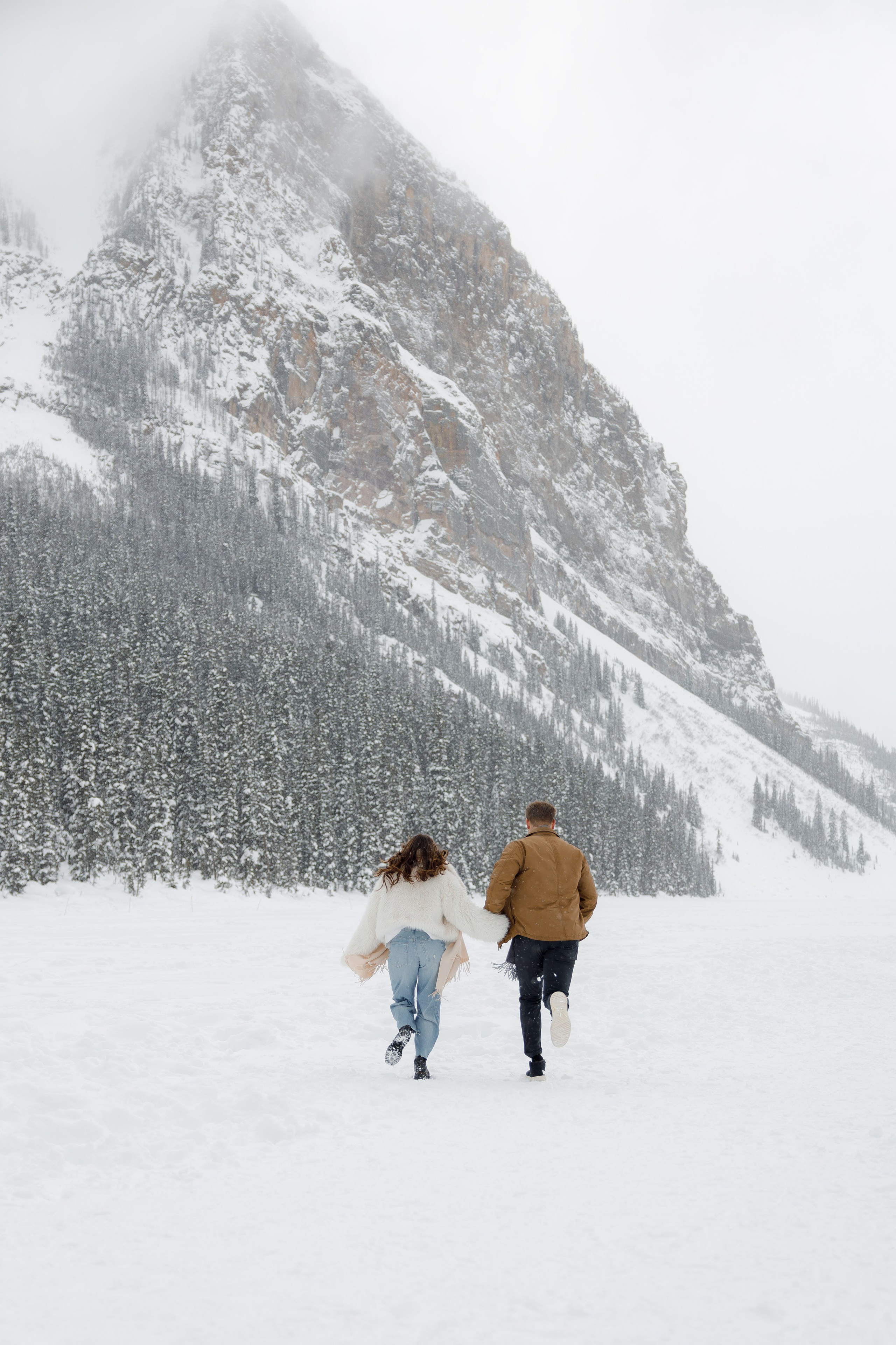 Lake Louise engagement session. Home