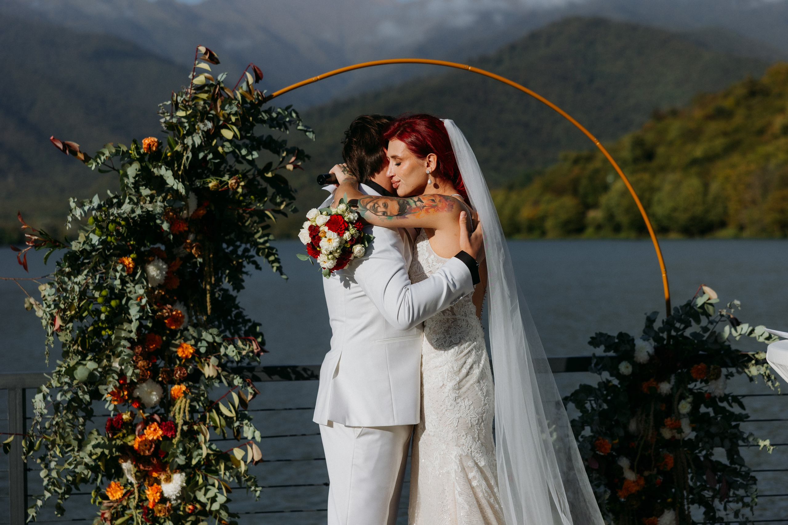 A dreamy wedding on Kvareli lake. Wedding photographer in Tbilisi Ioseb Mamniashvili
