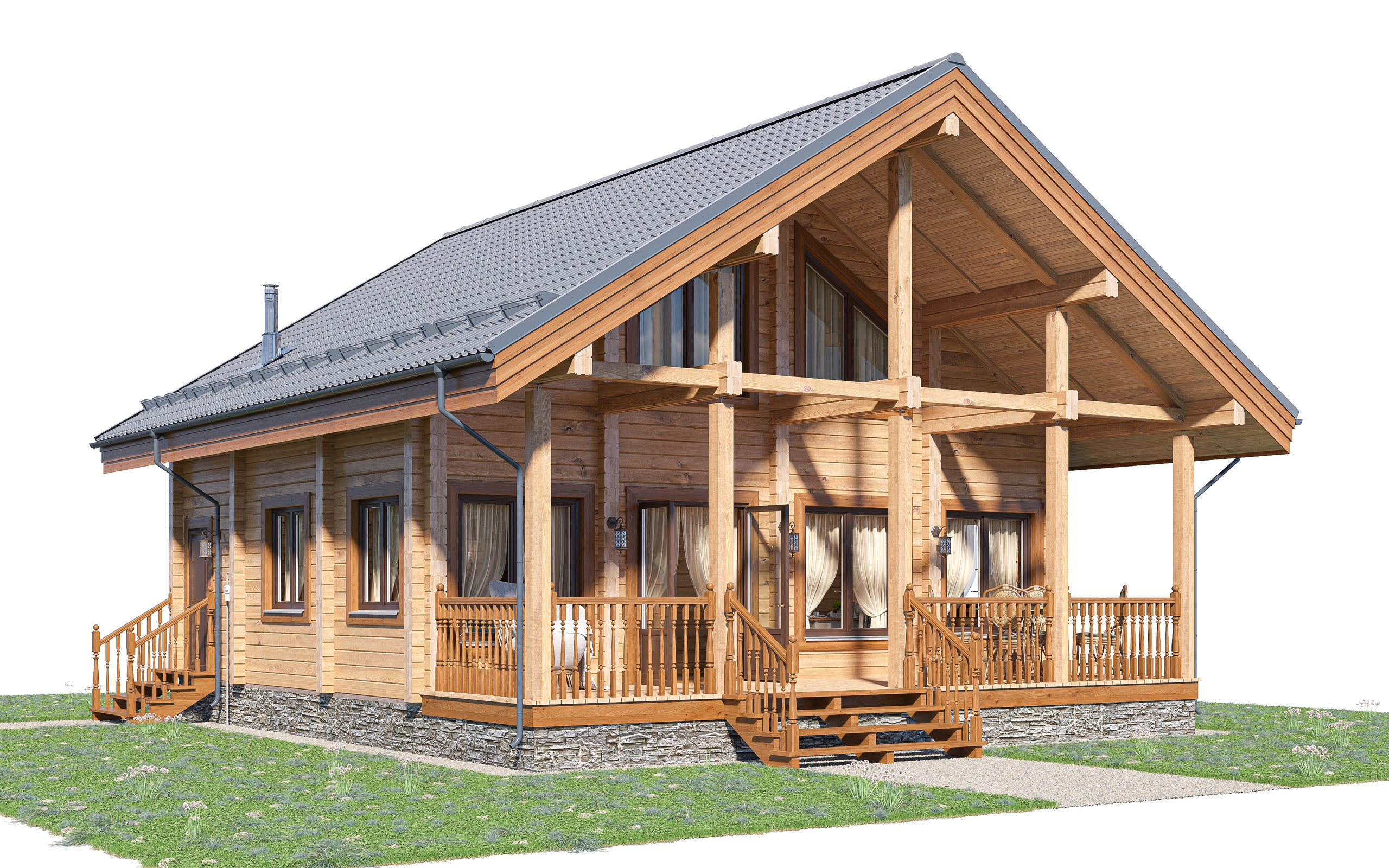 Экстерьер дома. Дизайн и визуализация