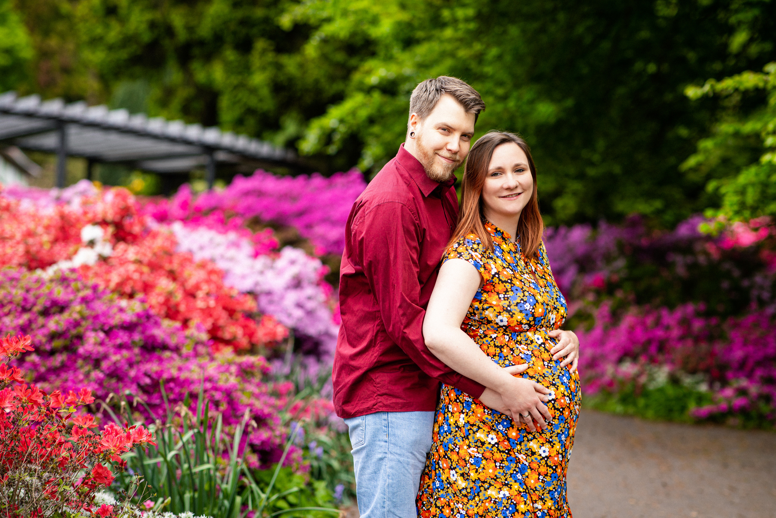 Fotoshooting im Botanischen Garten Bielefeld | Natürliche Outdoor Fotografie. Hochzeitsfotografin in Gütersloh | Authentische Hochzeitsreportagen | TK Photographie