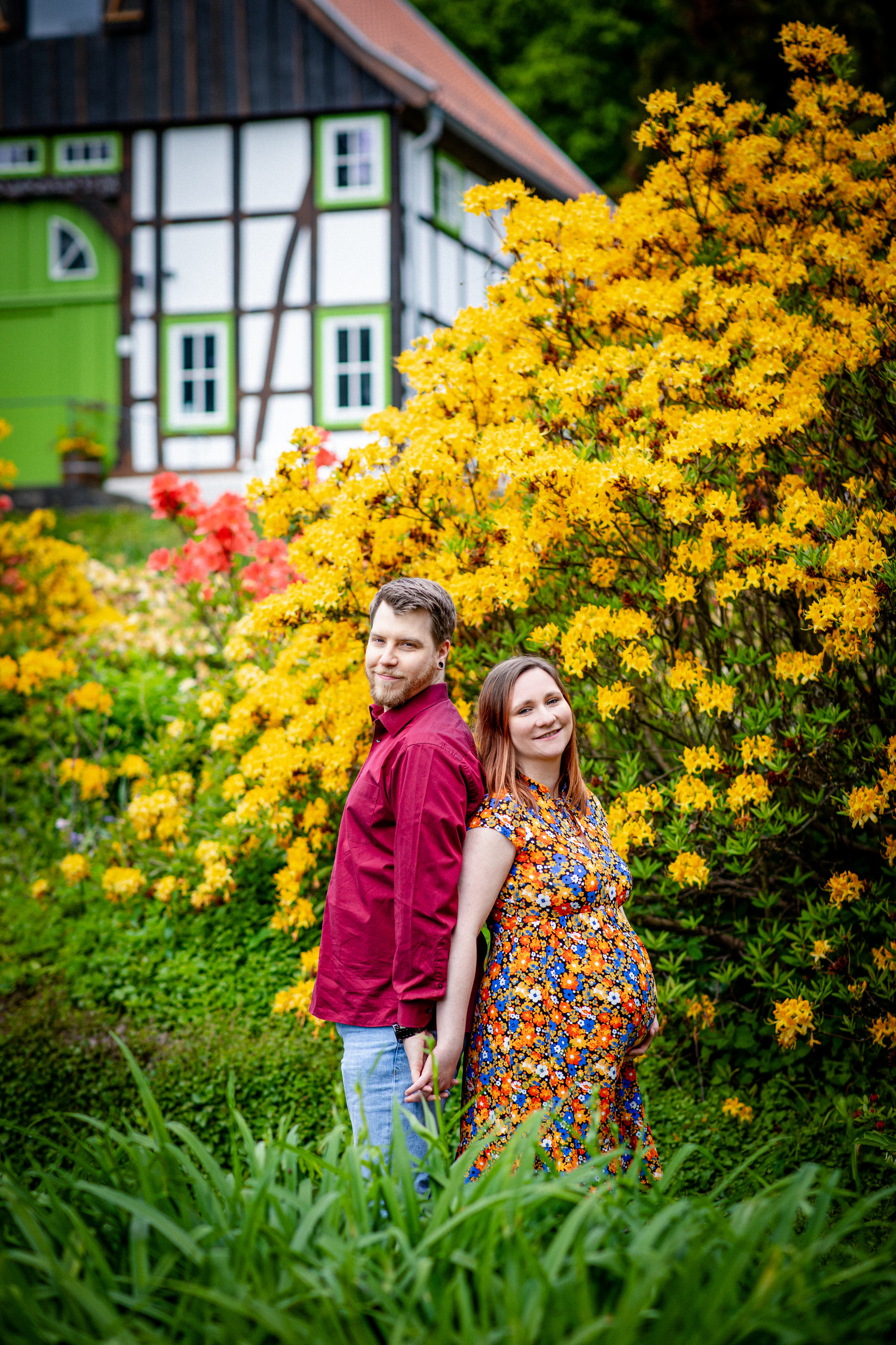 Fotoshooting im Botanischen Garten Bielefeld | Natürliche Outdoor Fotografie. Hochzeitsfotografin in Gütersloh | Authentische Hochzeitsreportagen | TK Photographie