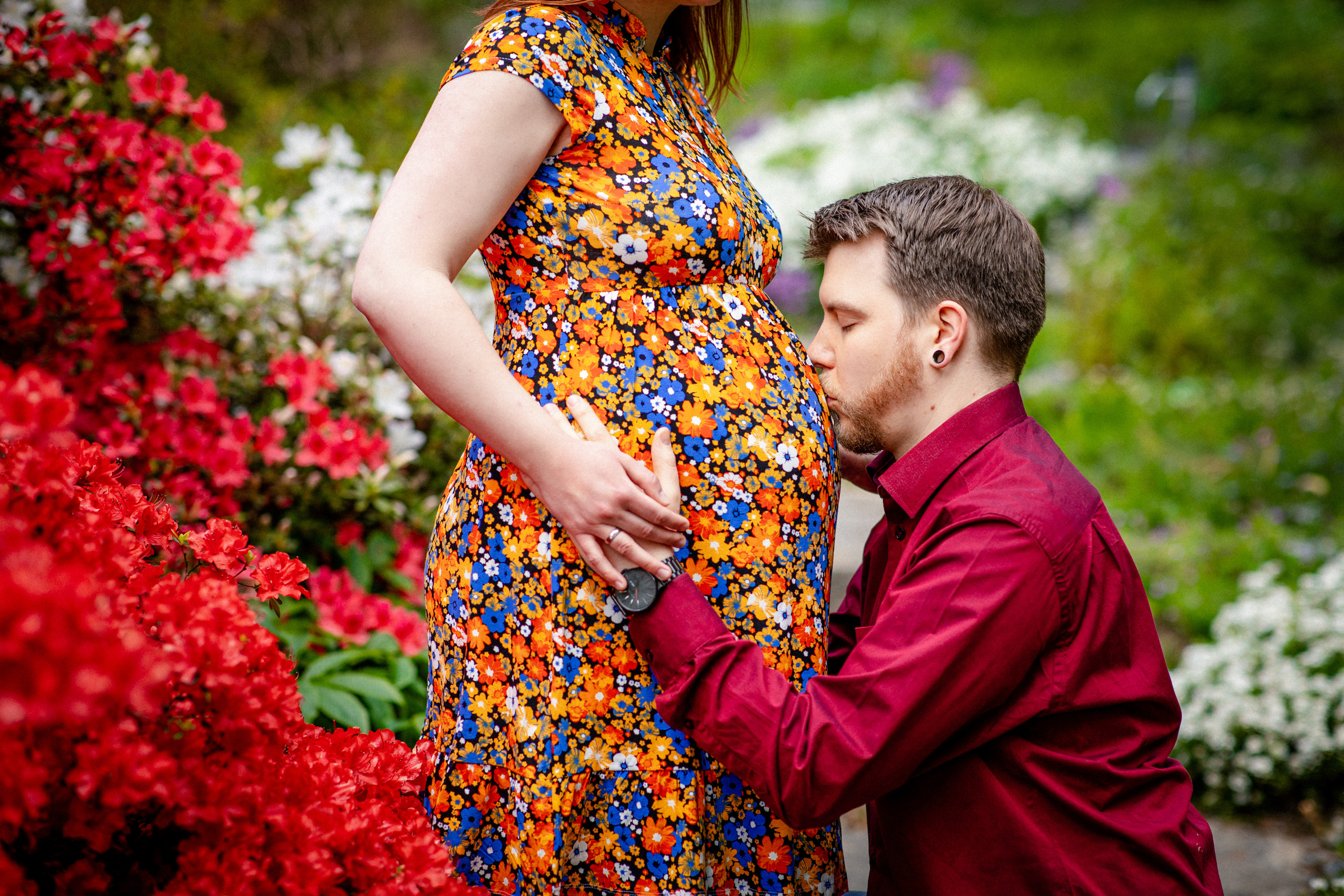 Fotoshooting im Botanischen Garten Bielefeld | Natürliche Outdoor Fotografie. Hochzeitsfotografin in Gütersloh | Authentische Hochzeitsreportagen | TK Photographie