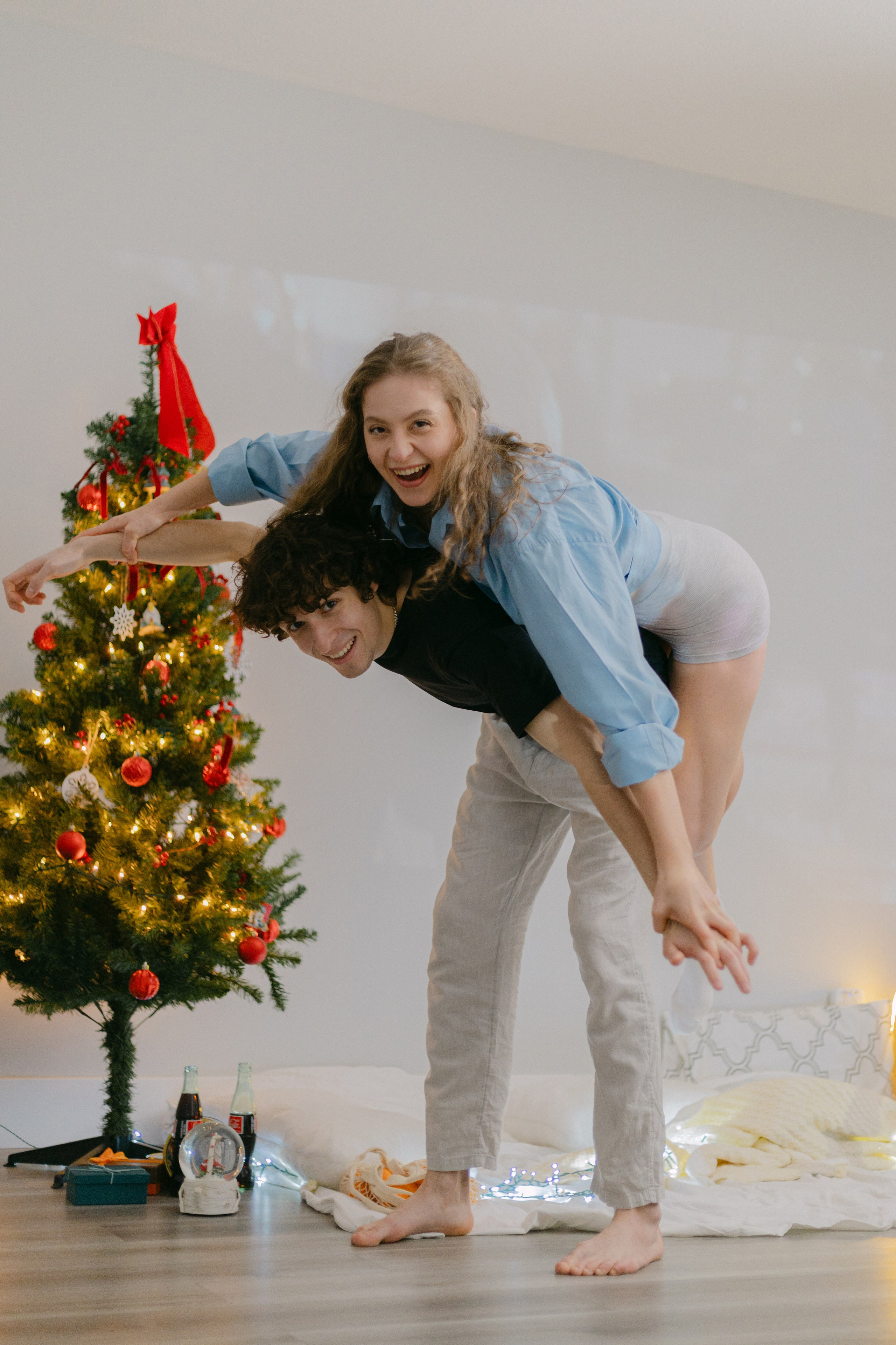 Christmas magic together. Home