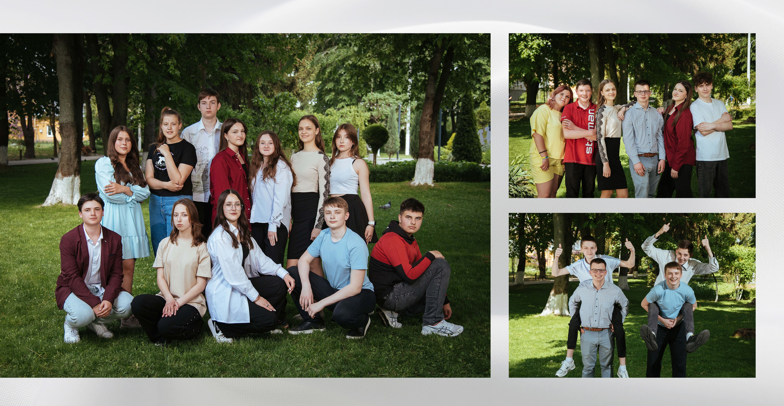 Дизайн «Лайт». Для старших класів. В квадратному вигляді. Моменти