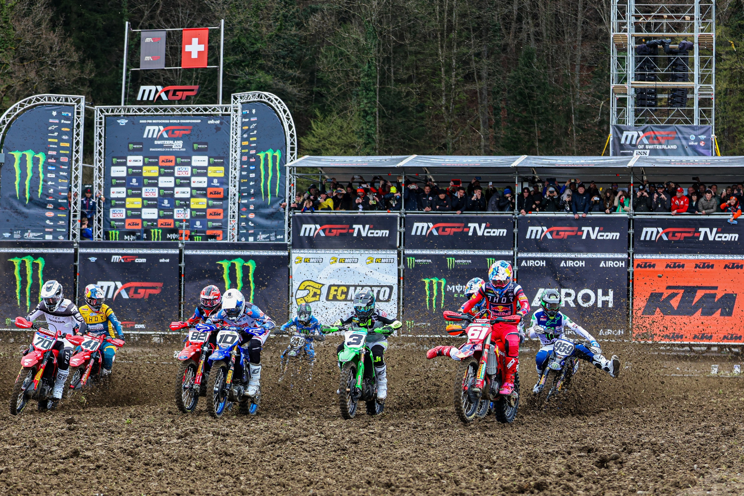 MXGP start race MXGP of Switzerland 2023 Motocross World Championship