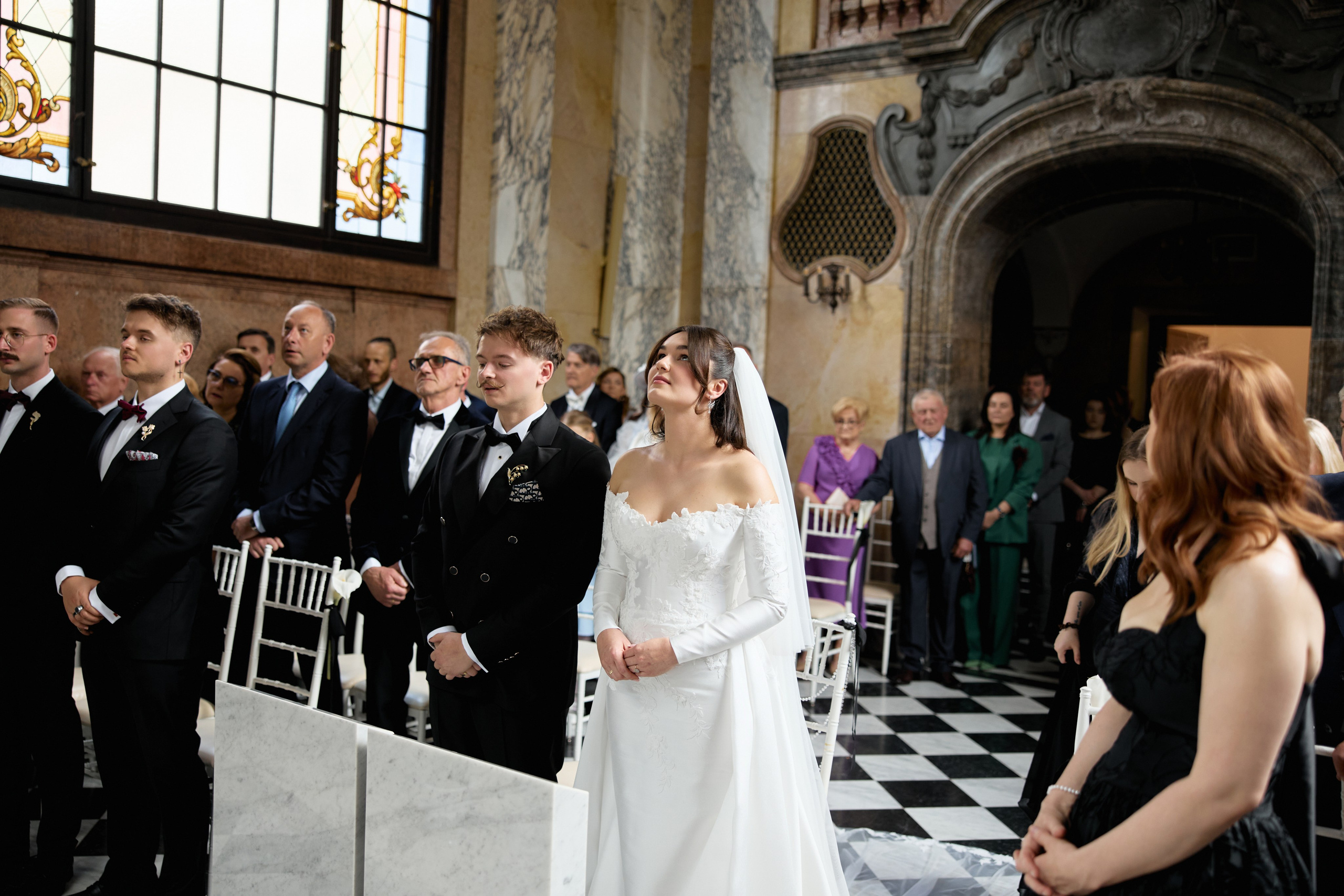 Wiktoria & Kacper. Pałac Goetz. Fotograf ślubny i rodzinny w Krakowie Yana Klymova