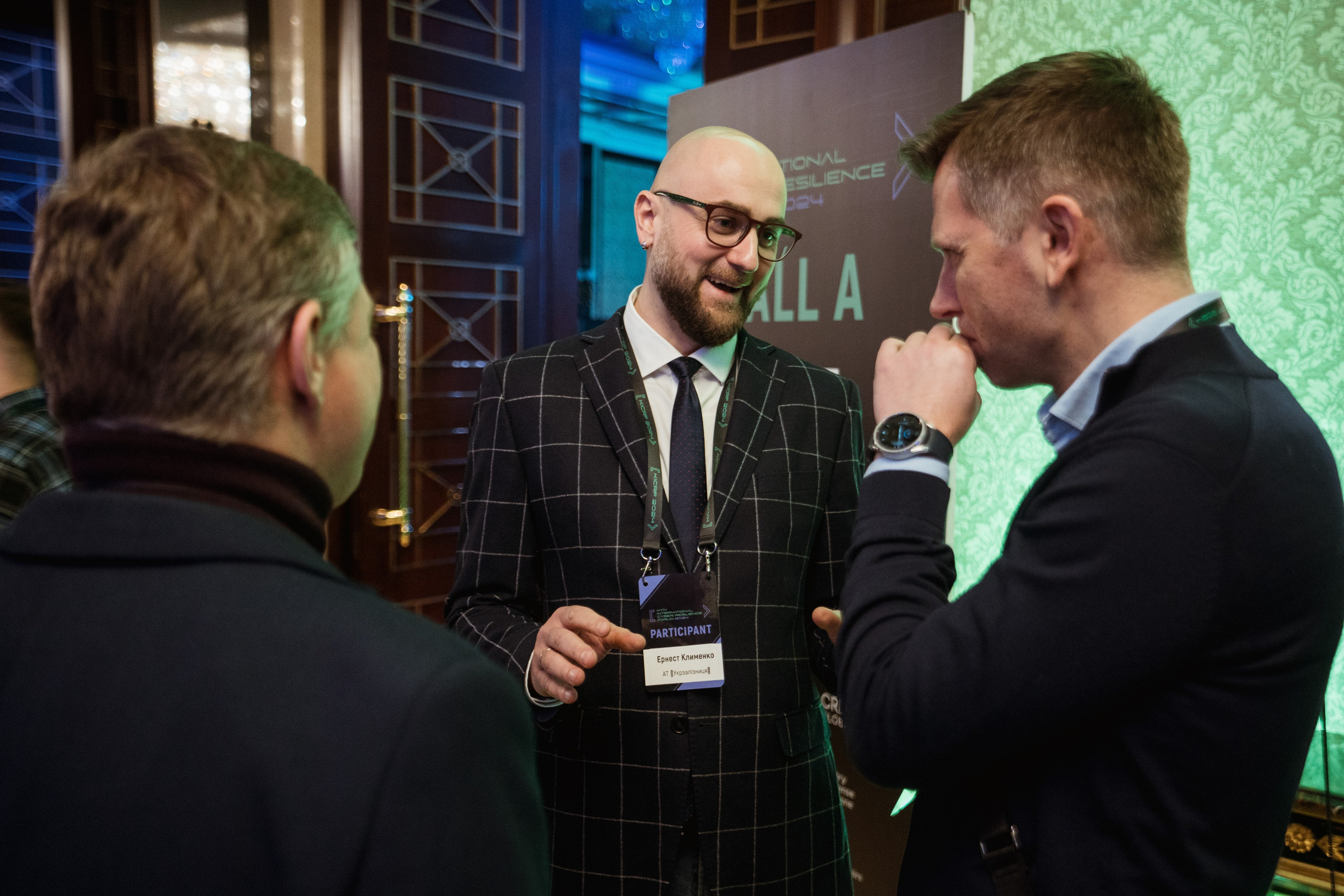 Cyber Resilience Forum. Kostiantyn Holinchenko. Reportage and portrait photographer