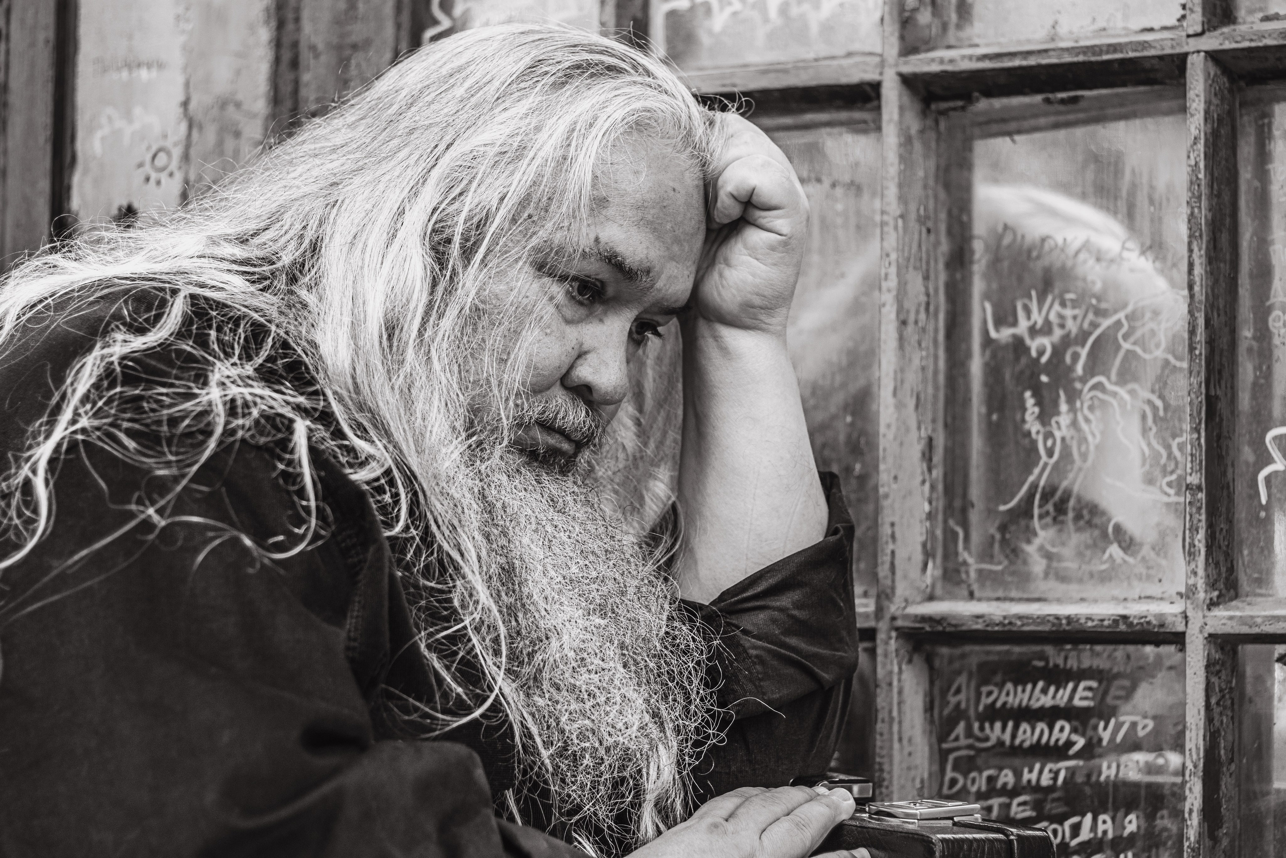 Александр Карев. Съёмка для поэта