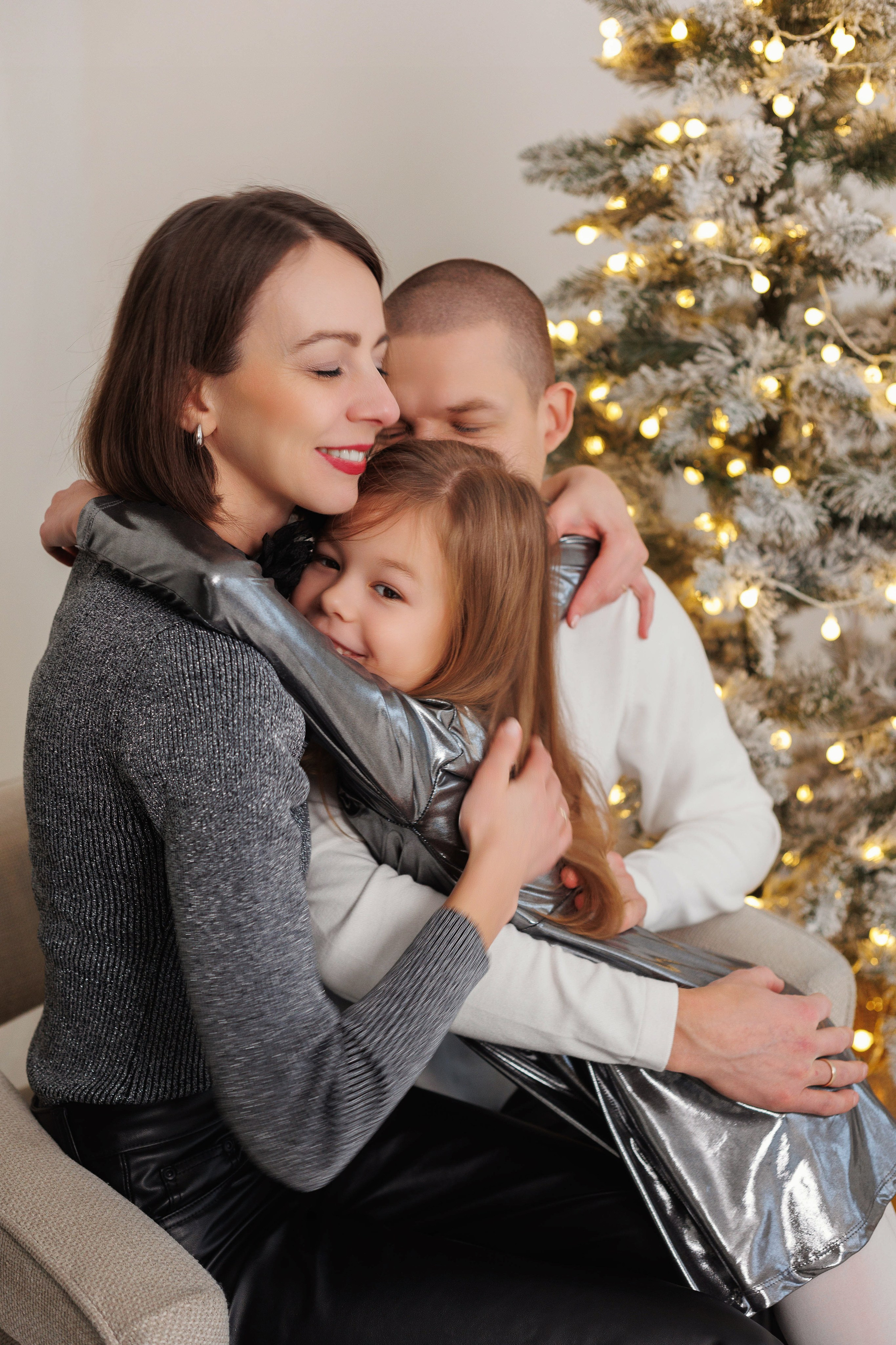 Семейная фотосессия в студии Вильнюса. Семейный и детский фотограф в Вильнюсе Светлана Наумова