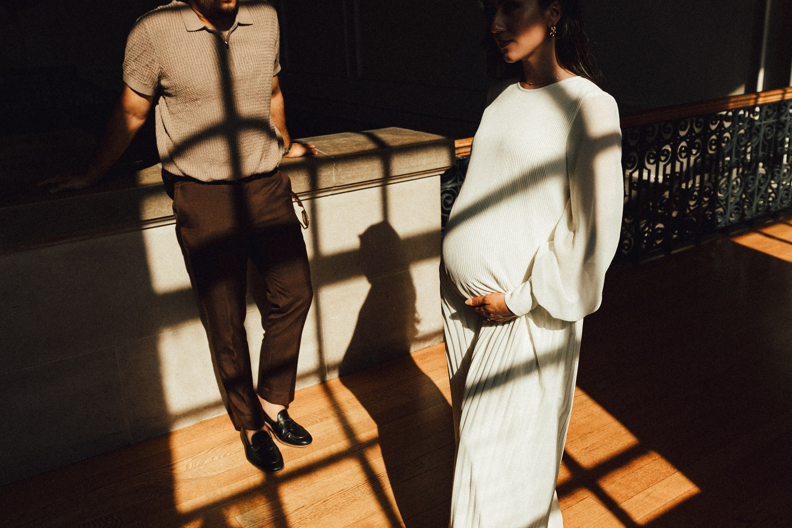 Baby Rahman Announcement. Sara Eulalia | Virginia Photographer