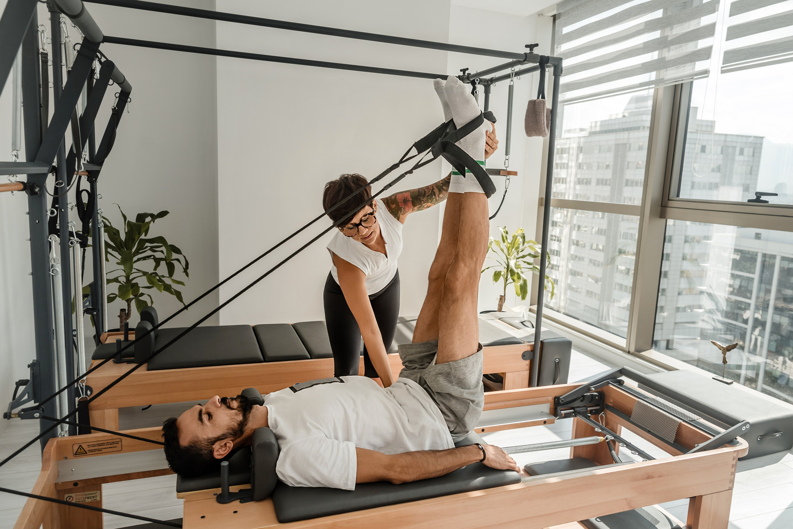 Photo session for a Pilates trainer