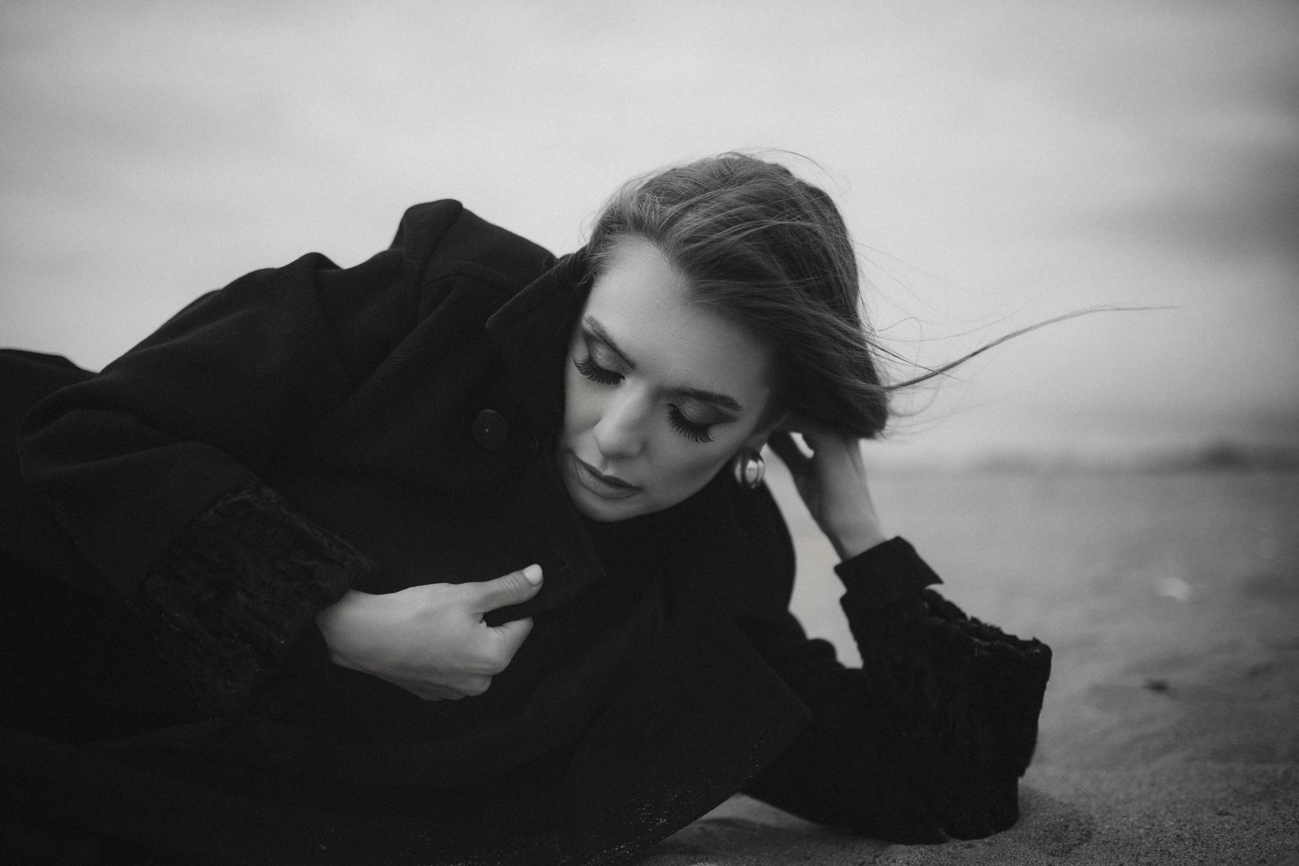 Portrait.Woman.Ocean. Photographer NYC