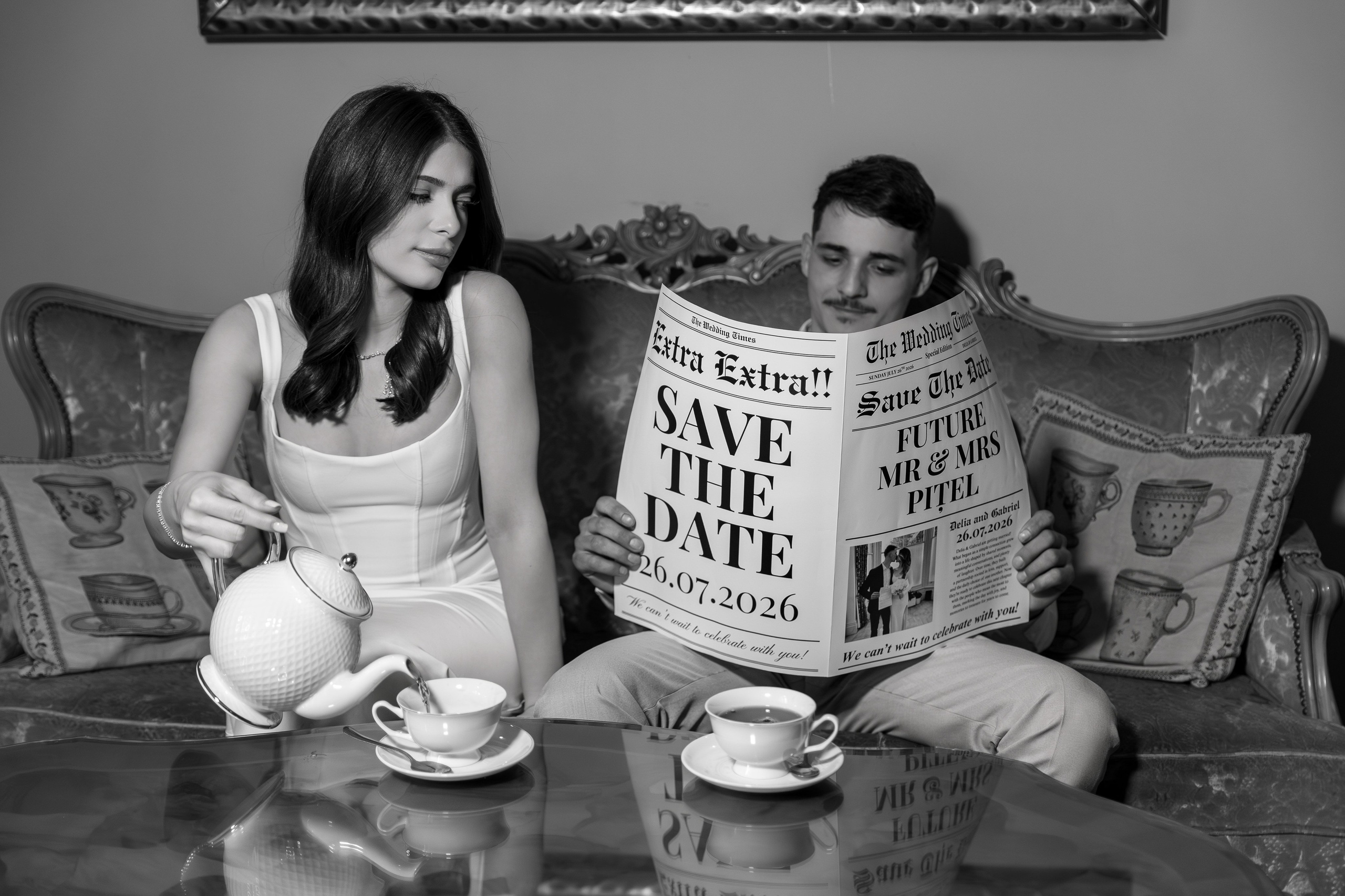 Delia & Gabriel - Save The Date București - Ceainăria Infinitea. Fotograf Profesionist Pitesti-Bucuresti| Mircea Seinea