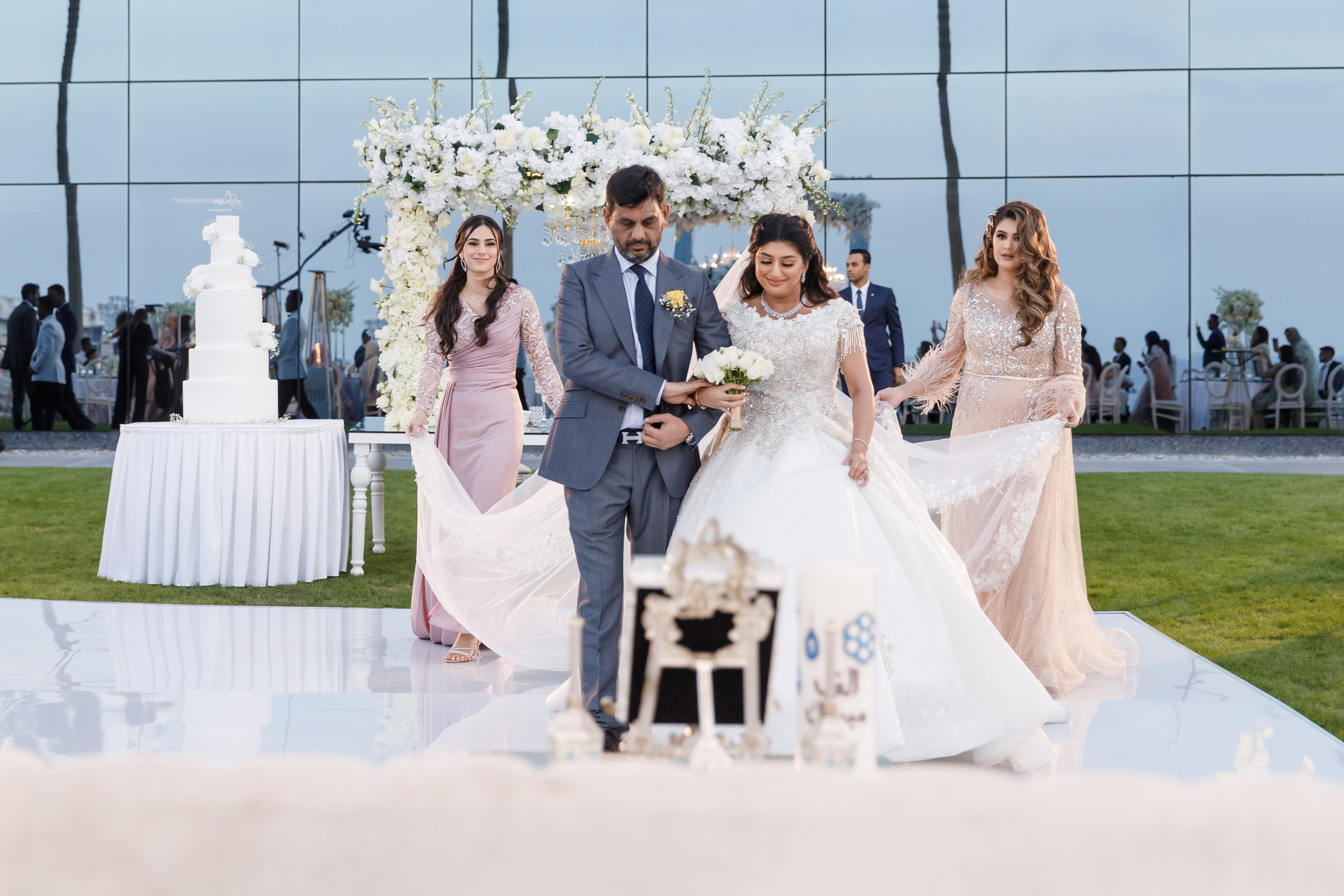 22/12/2023 Burj Al Arab wedding. Photographer Anna Curly | Weddings and Events in Dubai